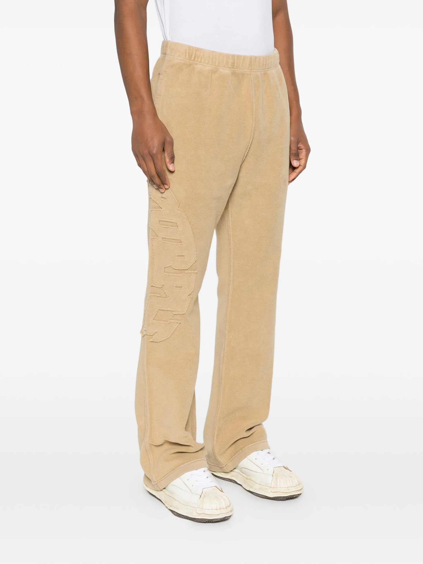 elasticated-waistband track pants
