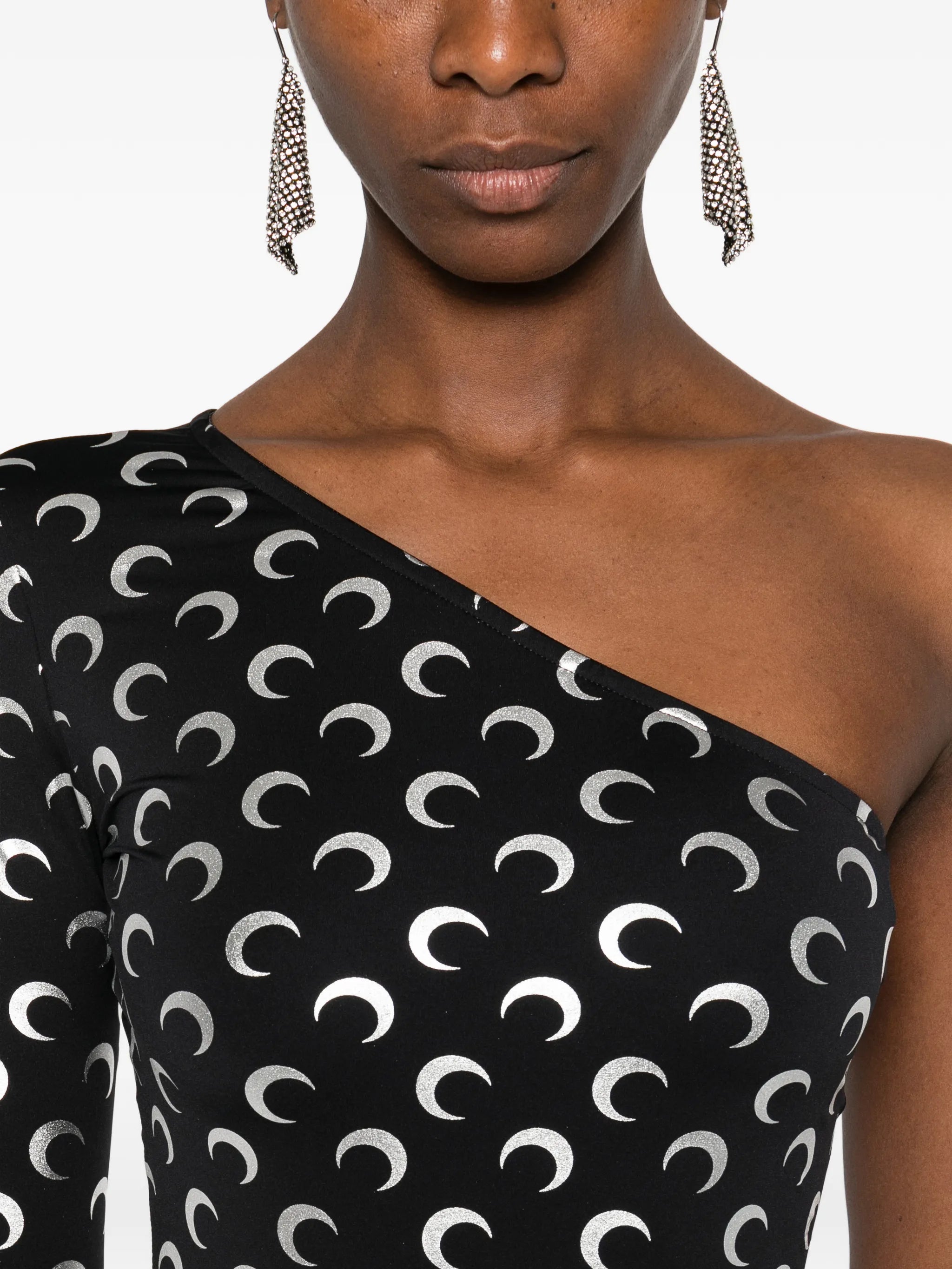 moon-printed asymmetric top