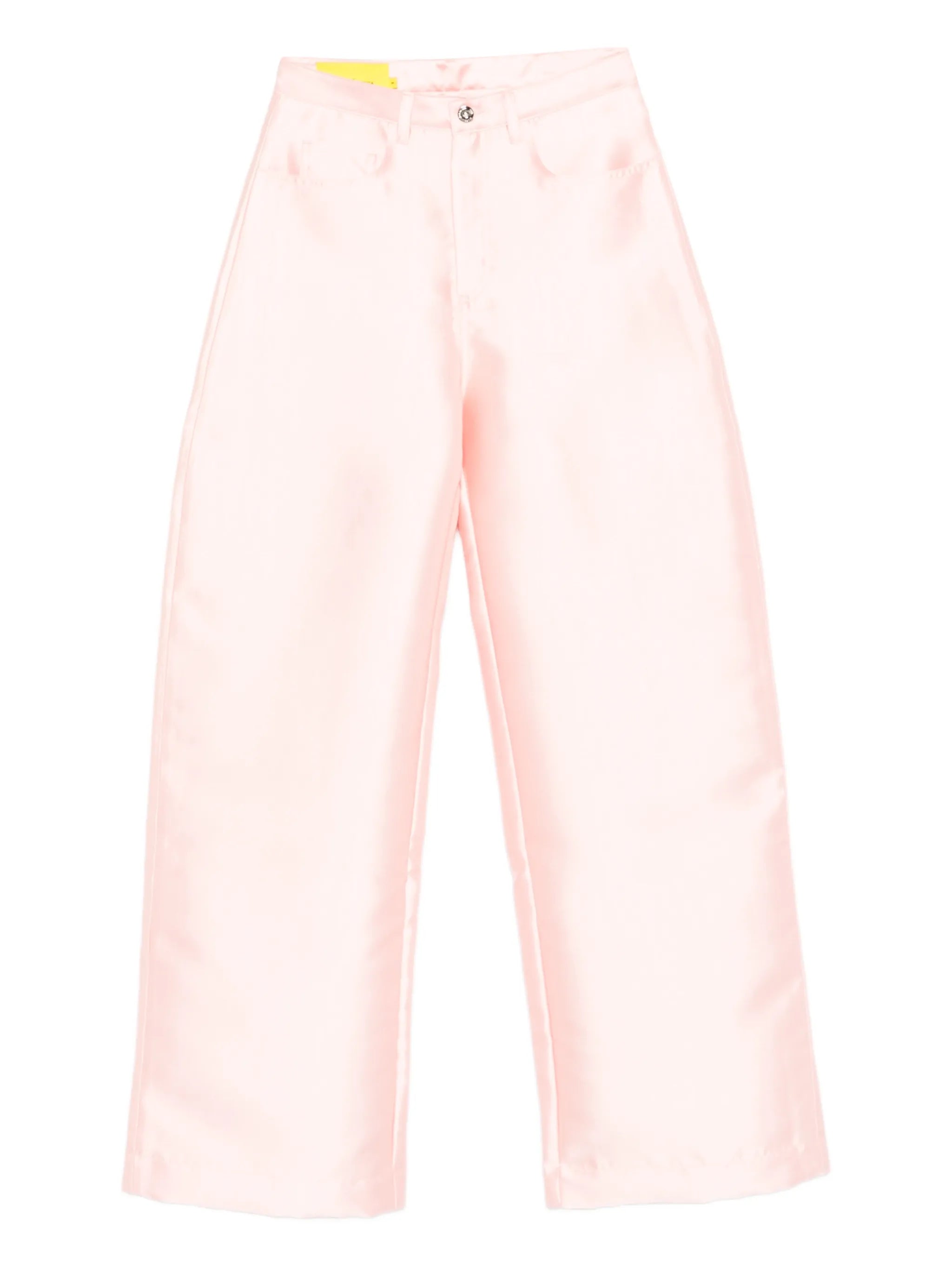 Mikado belt-loop trousers
