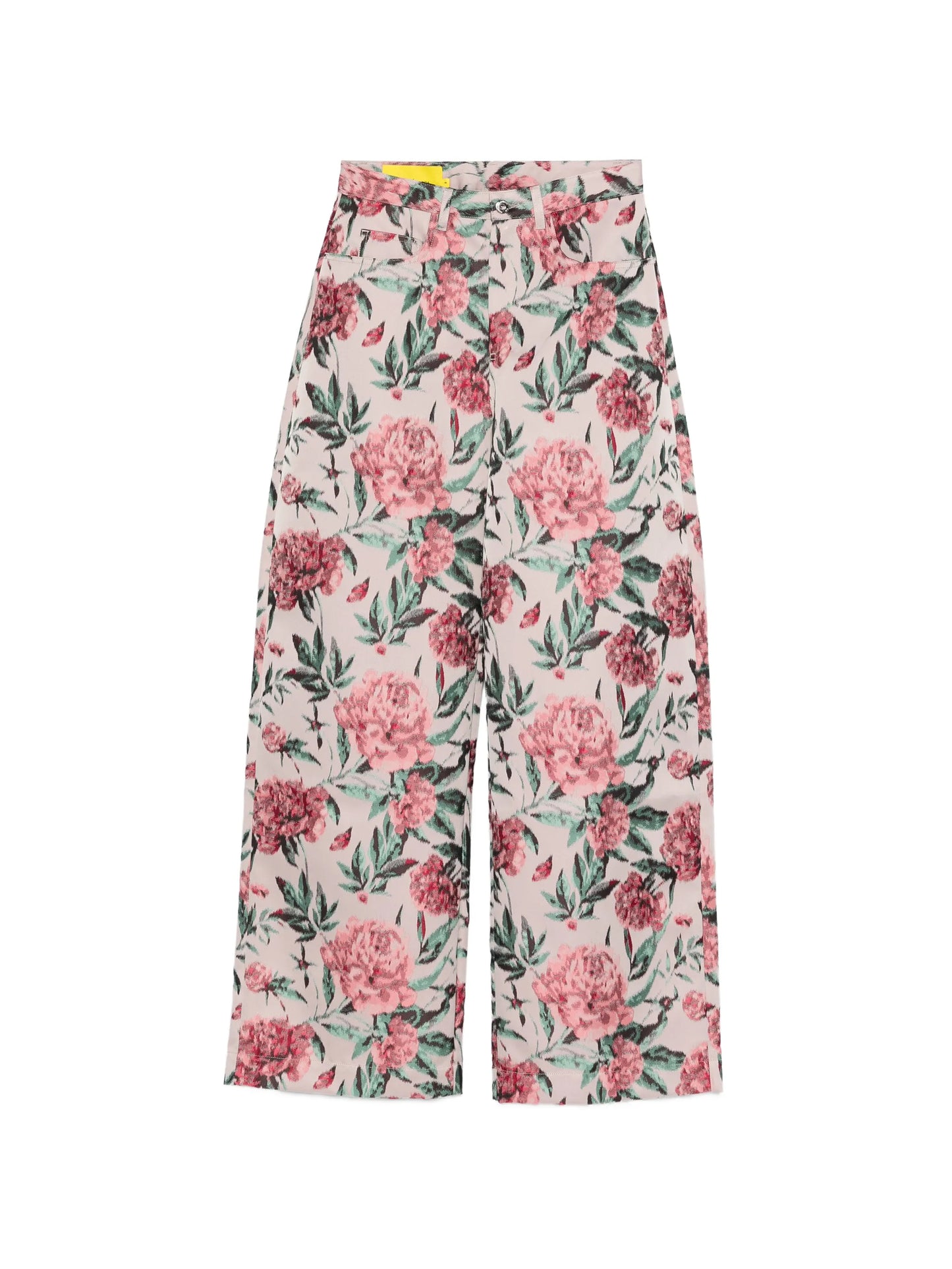 floral brocade trousers