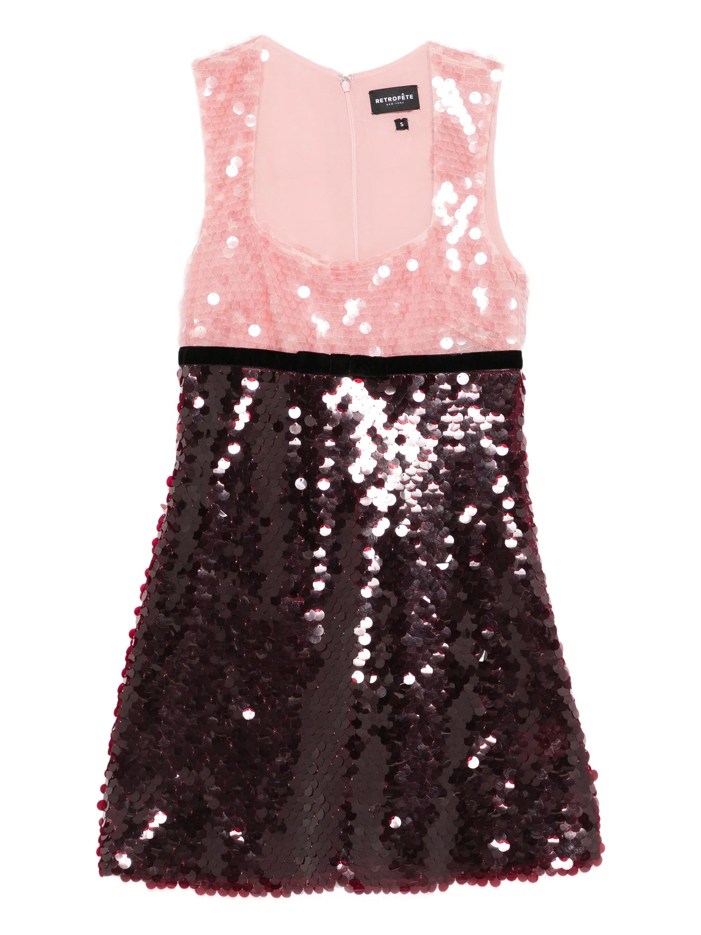 Amethyst sequin mini dress