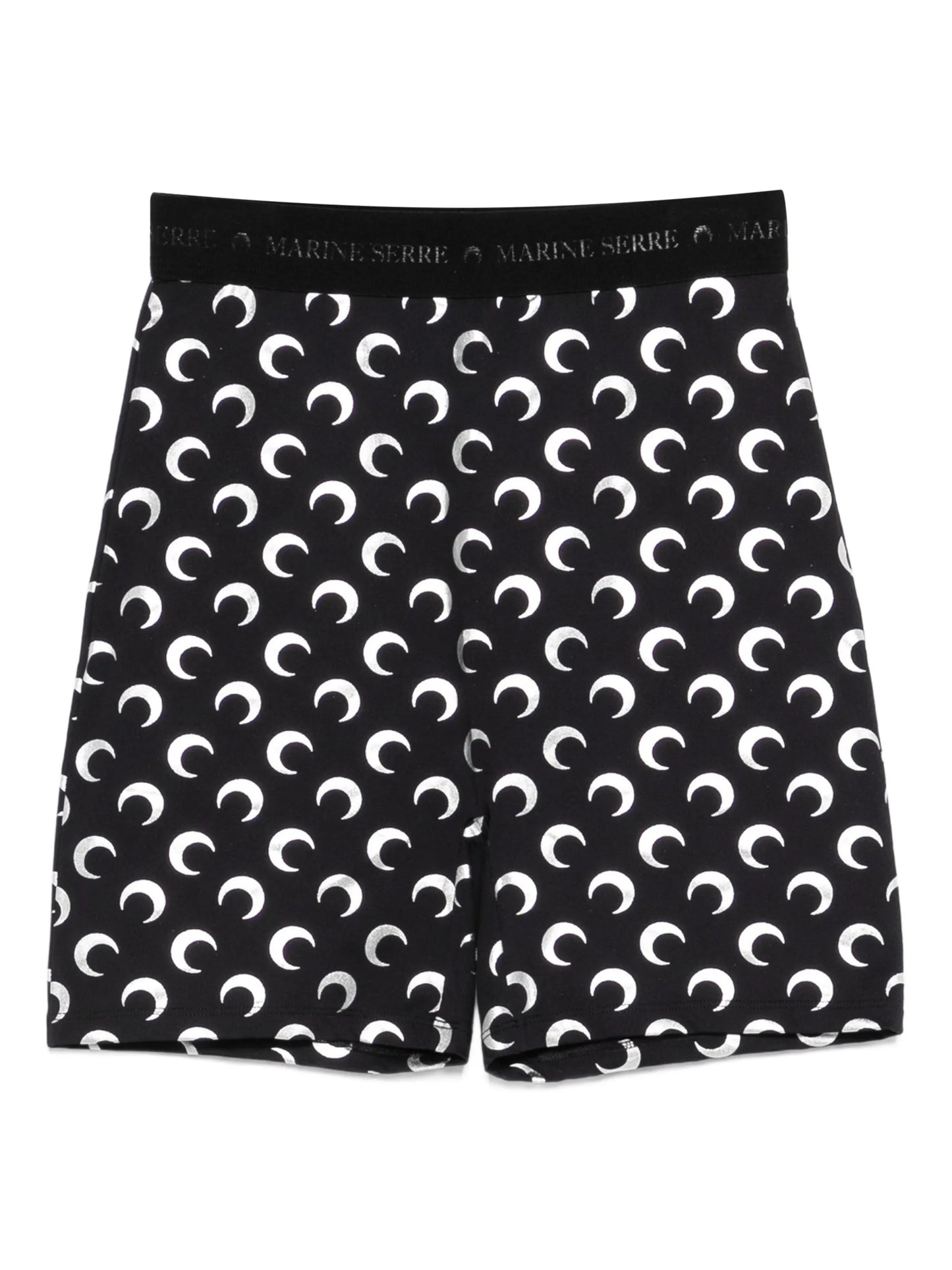moon -printed shorts