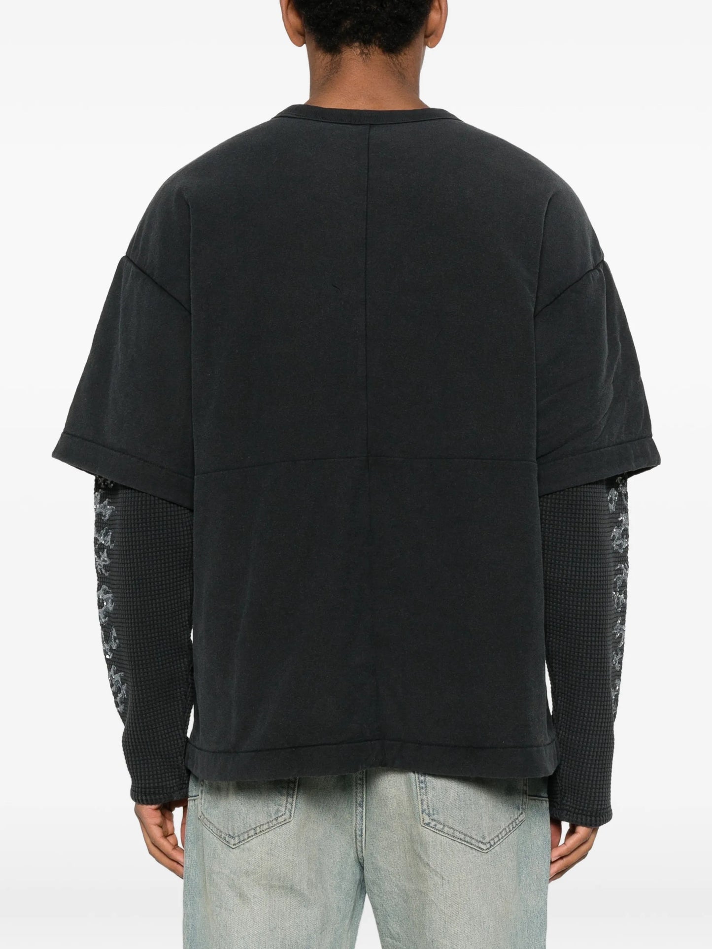 textured cotton T-shirt