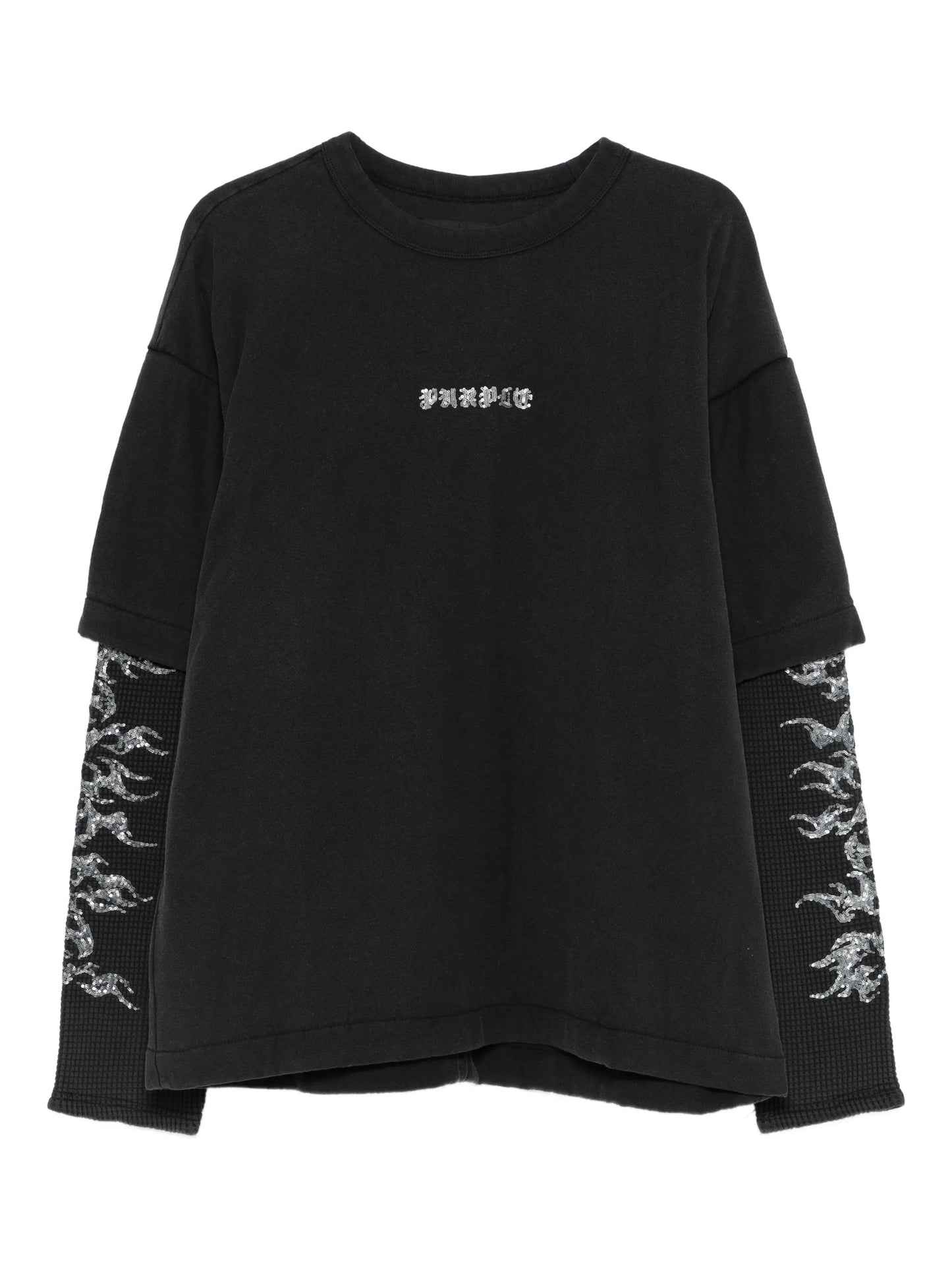 textured cotton T-shirt