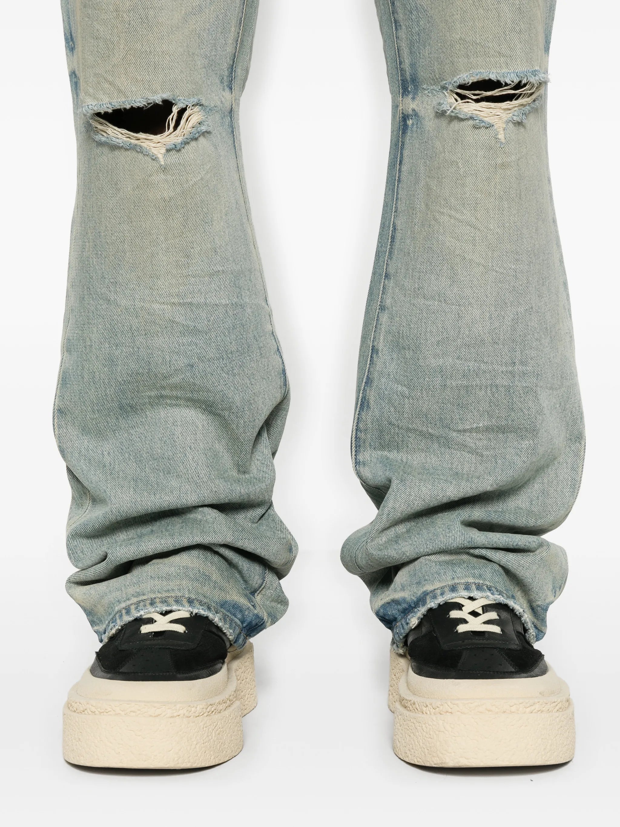 P026 dirty fade down pants