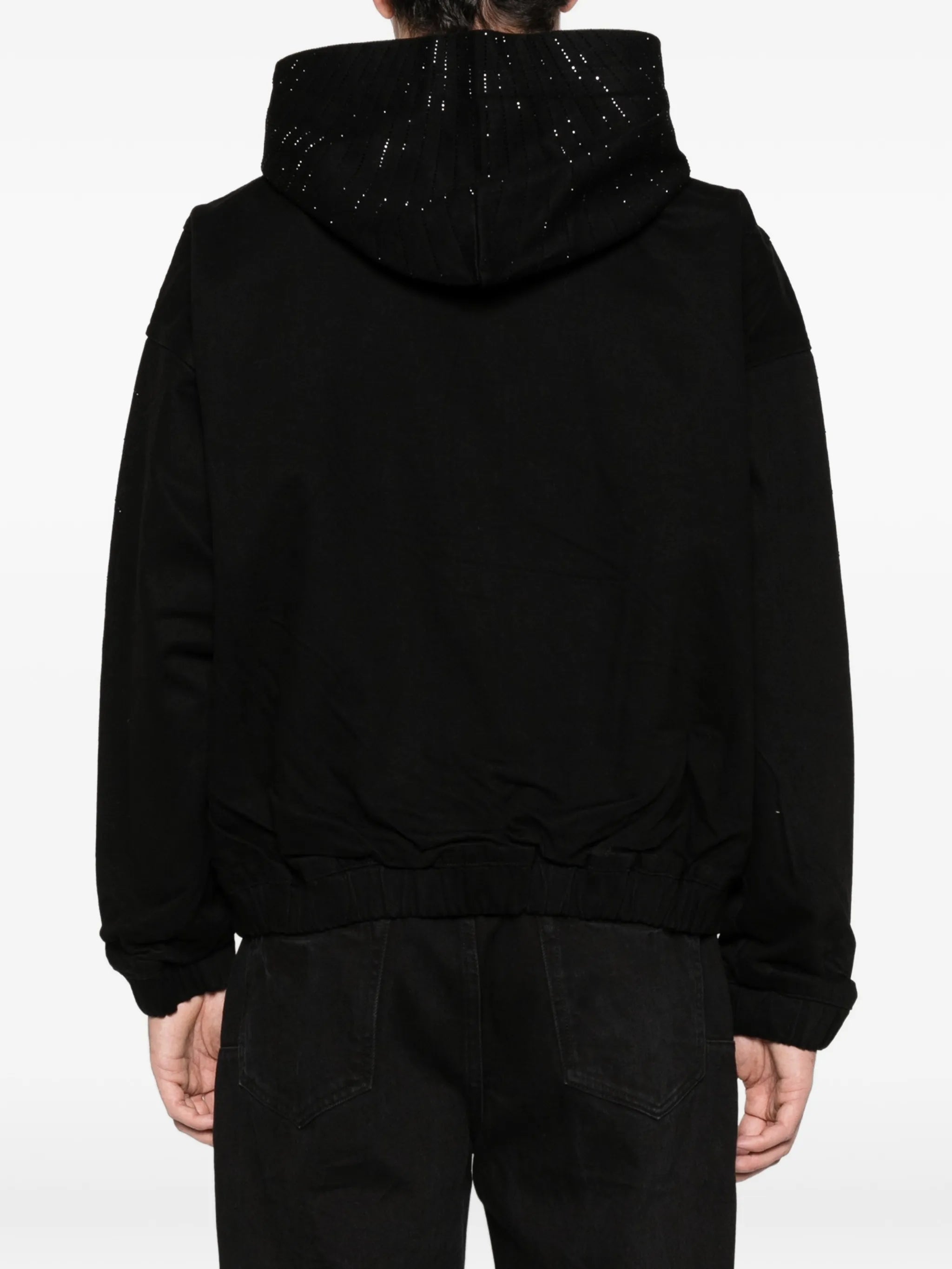 Radial Hotfix zip hooded jacket