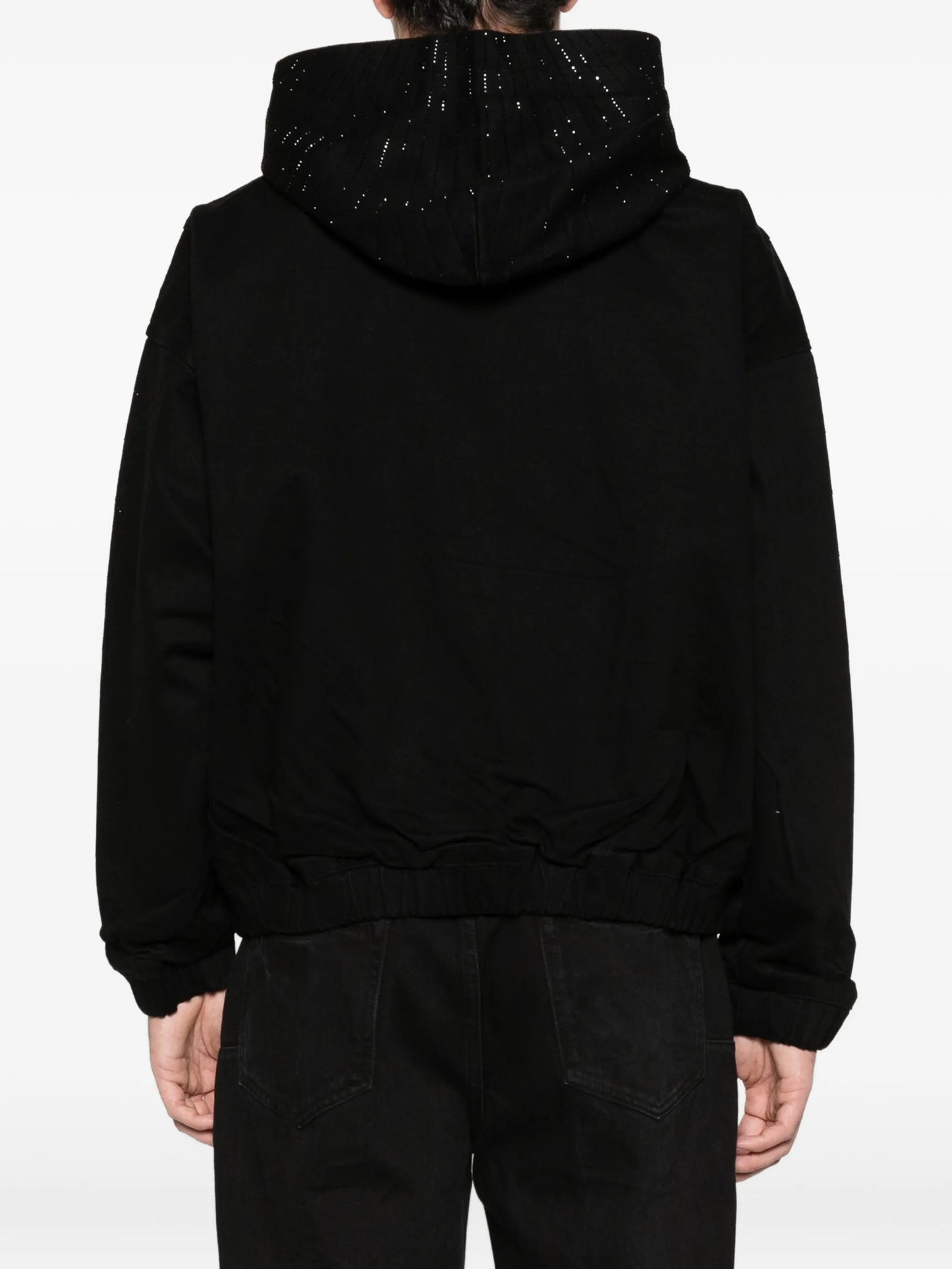 Radial Hotfix zip hooded jacket