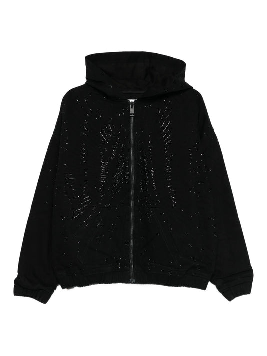Radial Hotfix zip hooded jacket