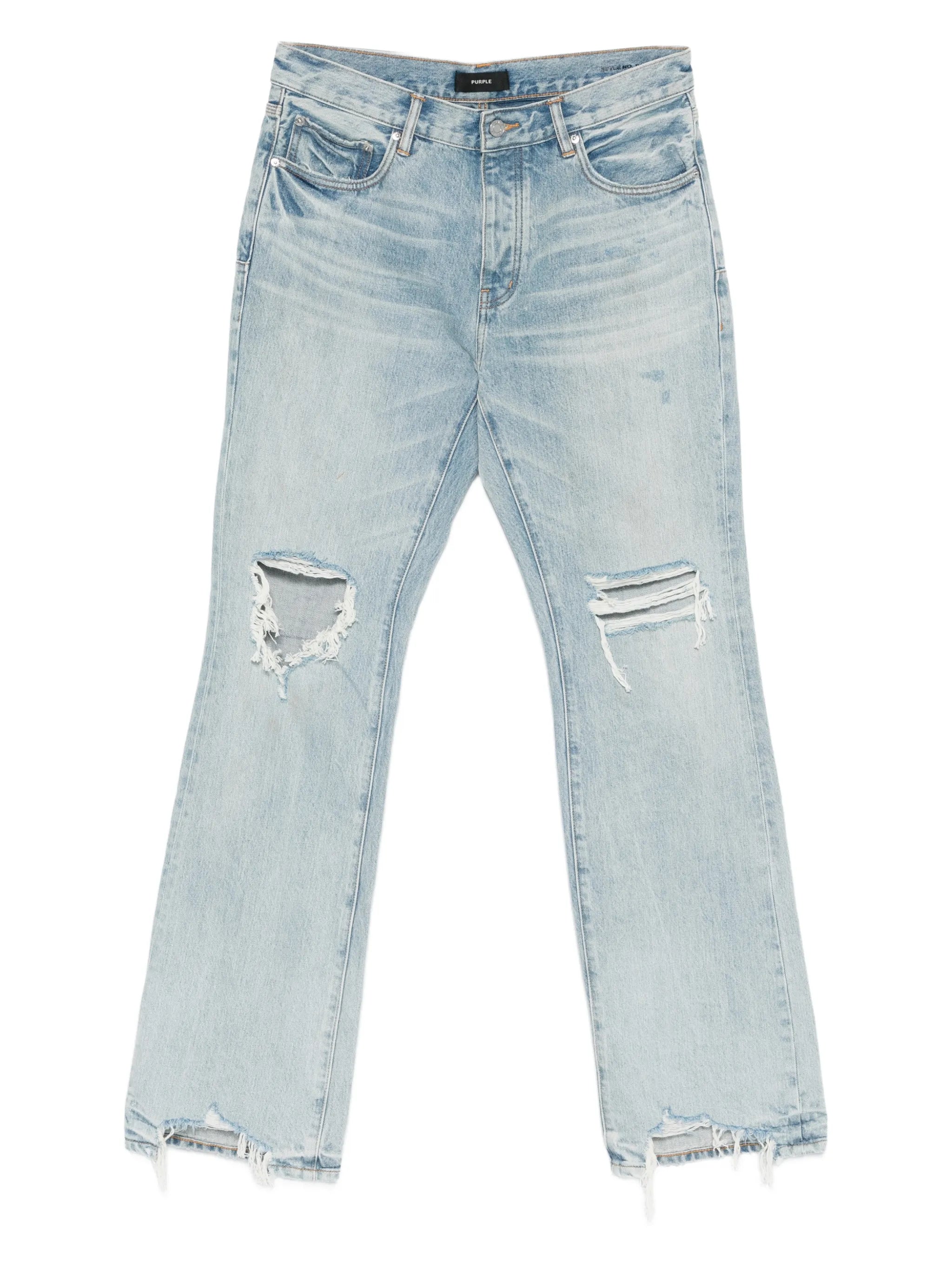 Lucca ripped faded jeans