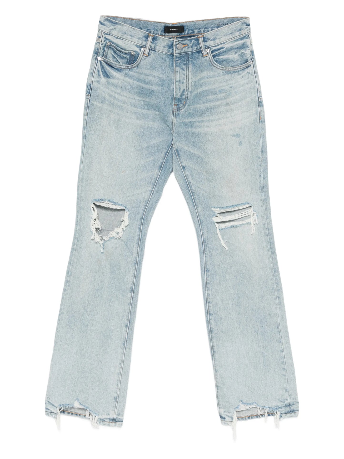 Lucca ripped faded jeans