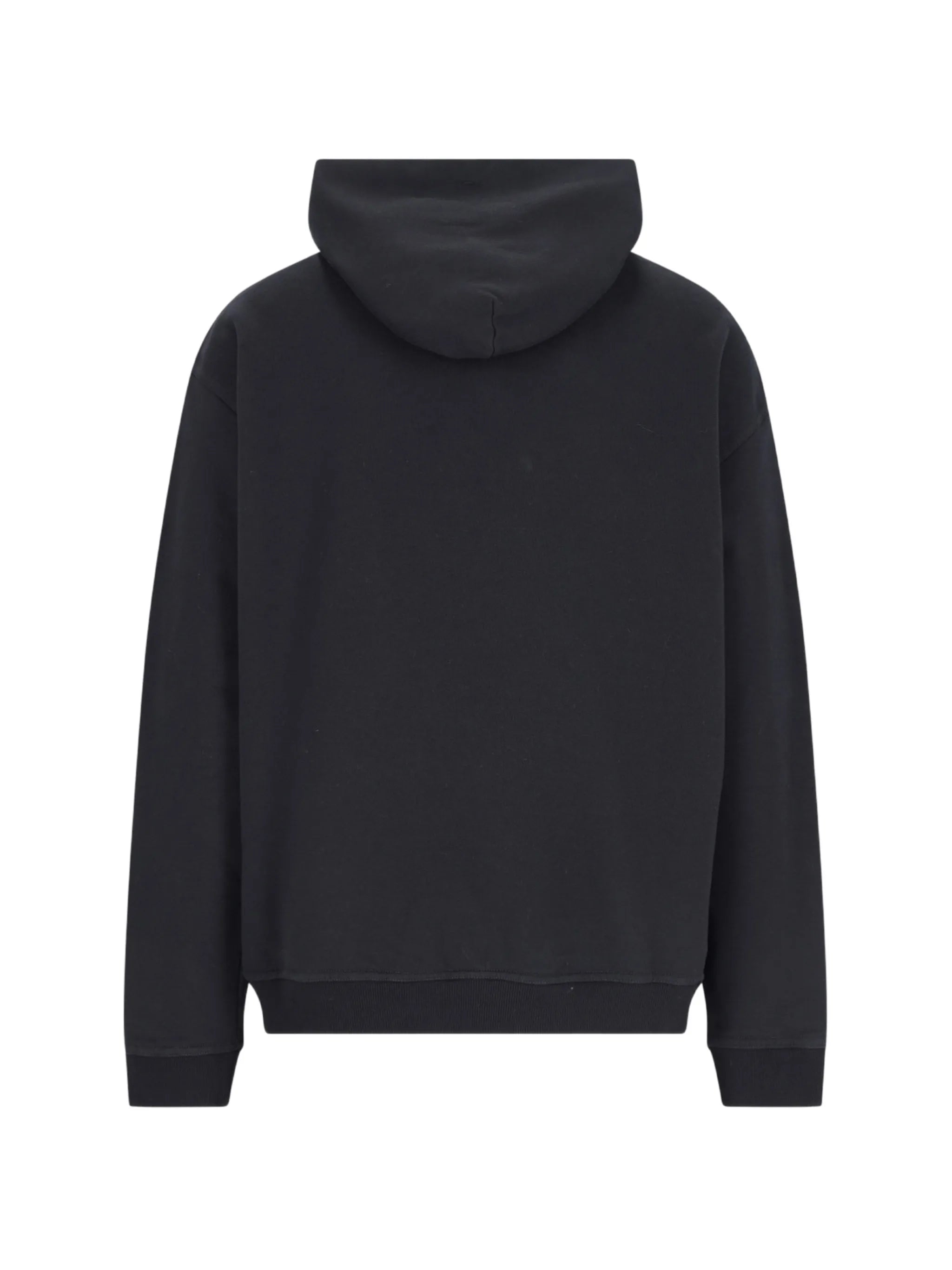 logo-print jersey hoodie
