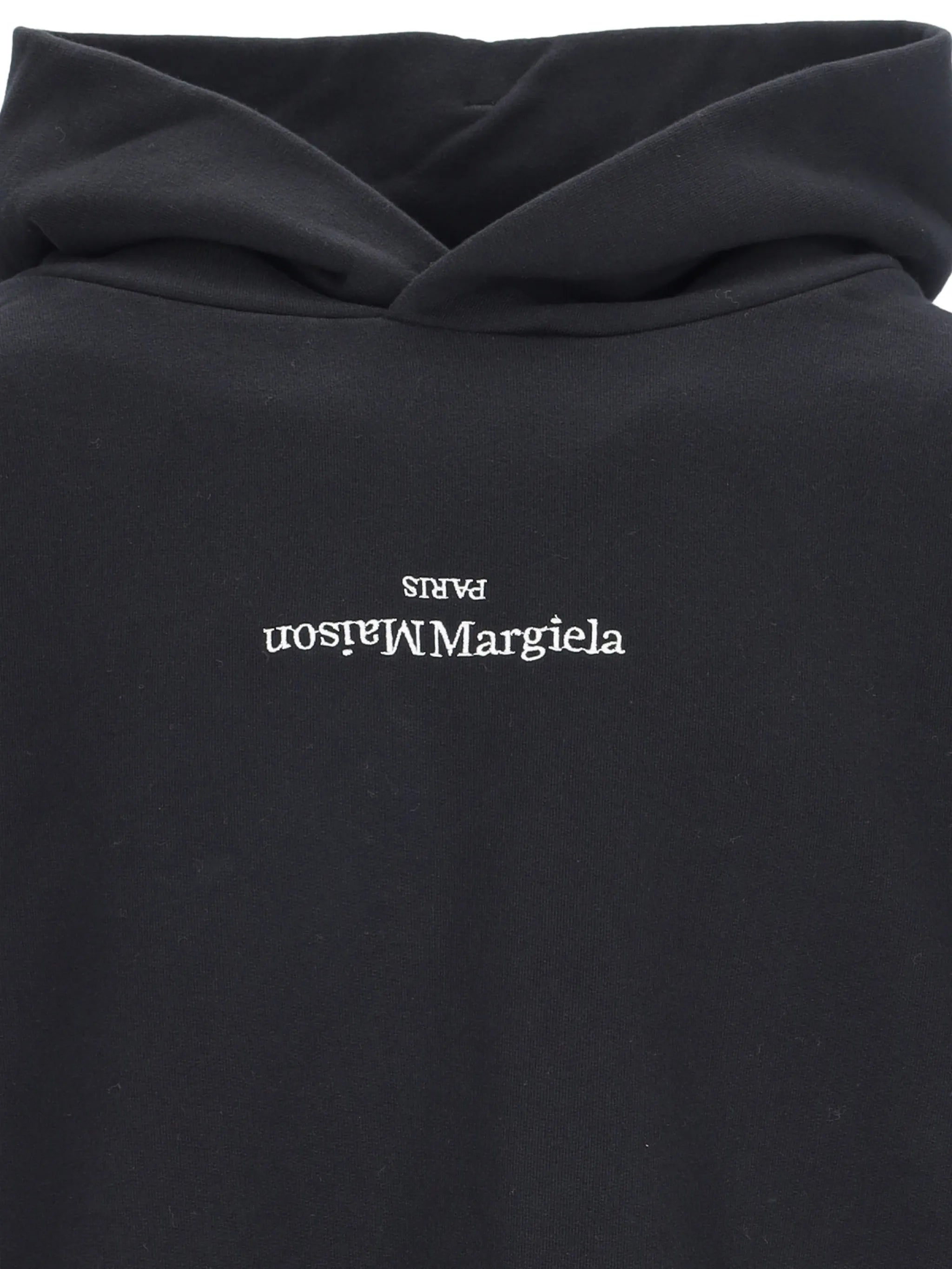 logo-print jersey hoodie