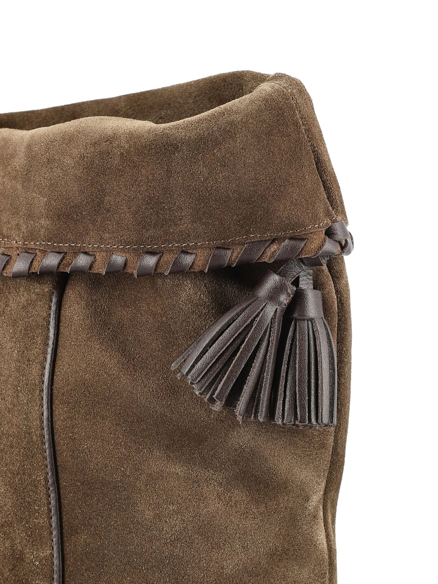 55mm Dalby braided-tassel boots