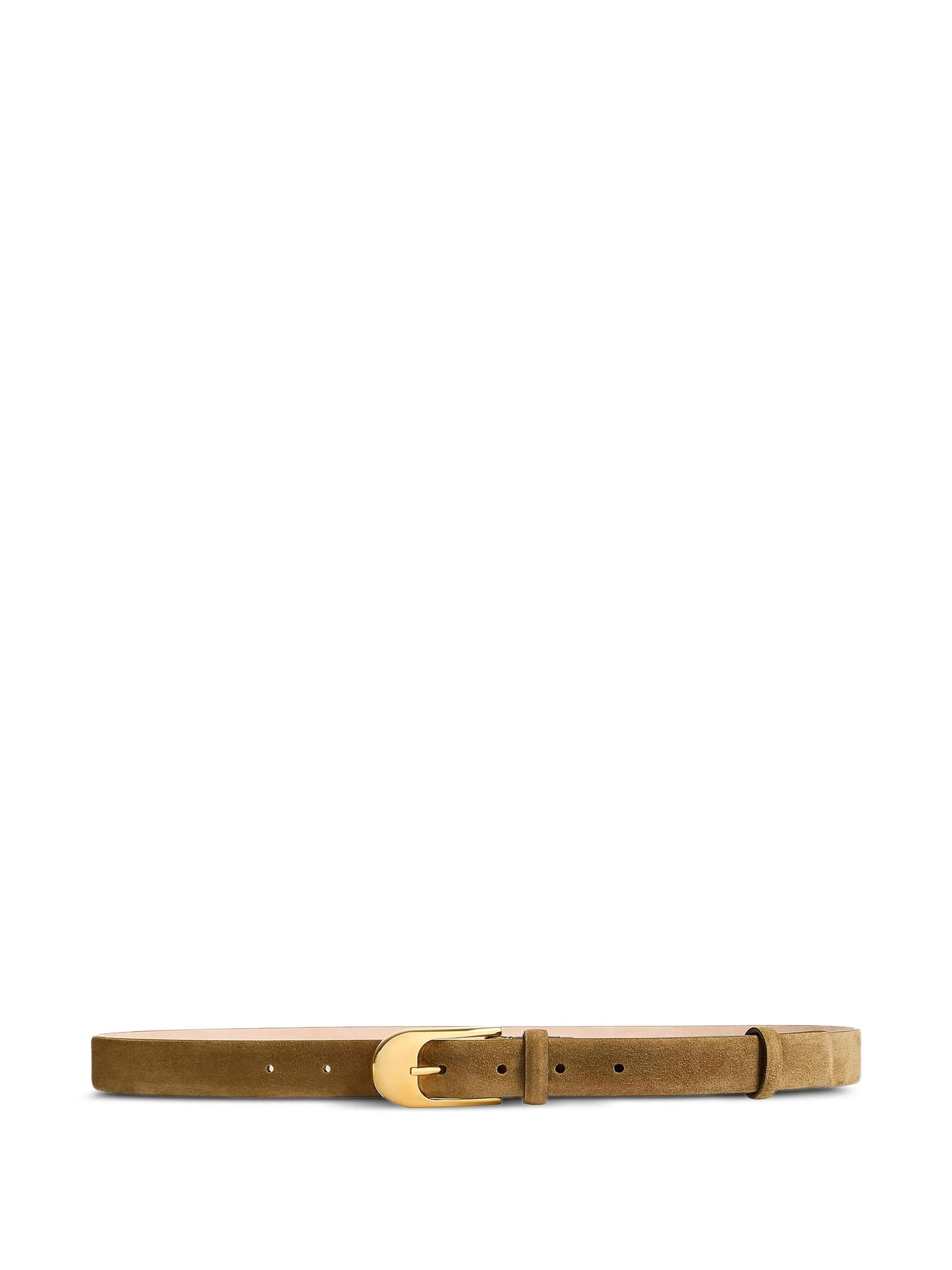 Dome leather belt