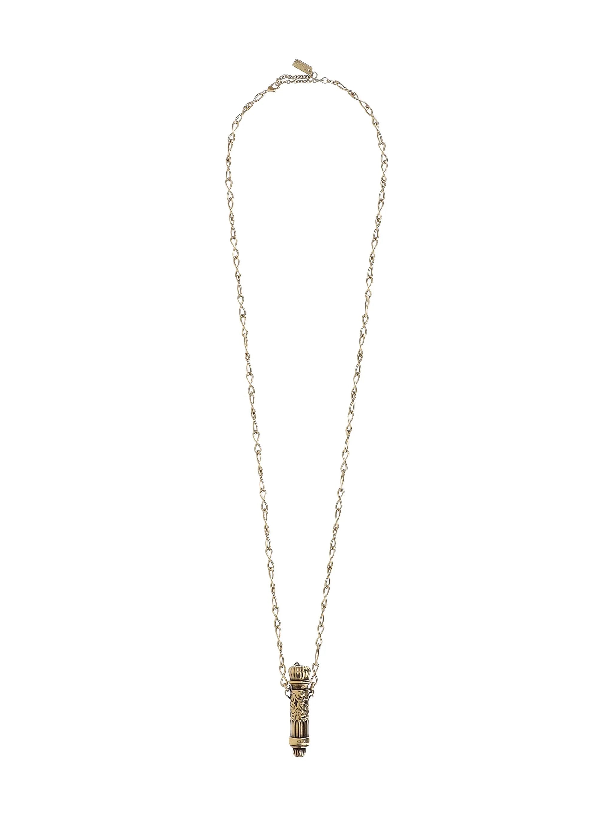 bottle-pendant necklace