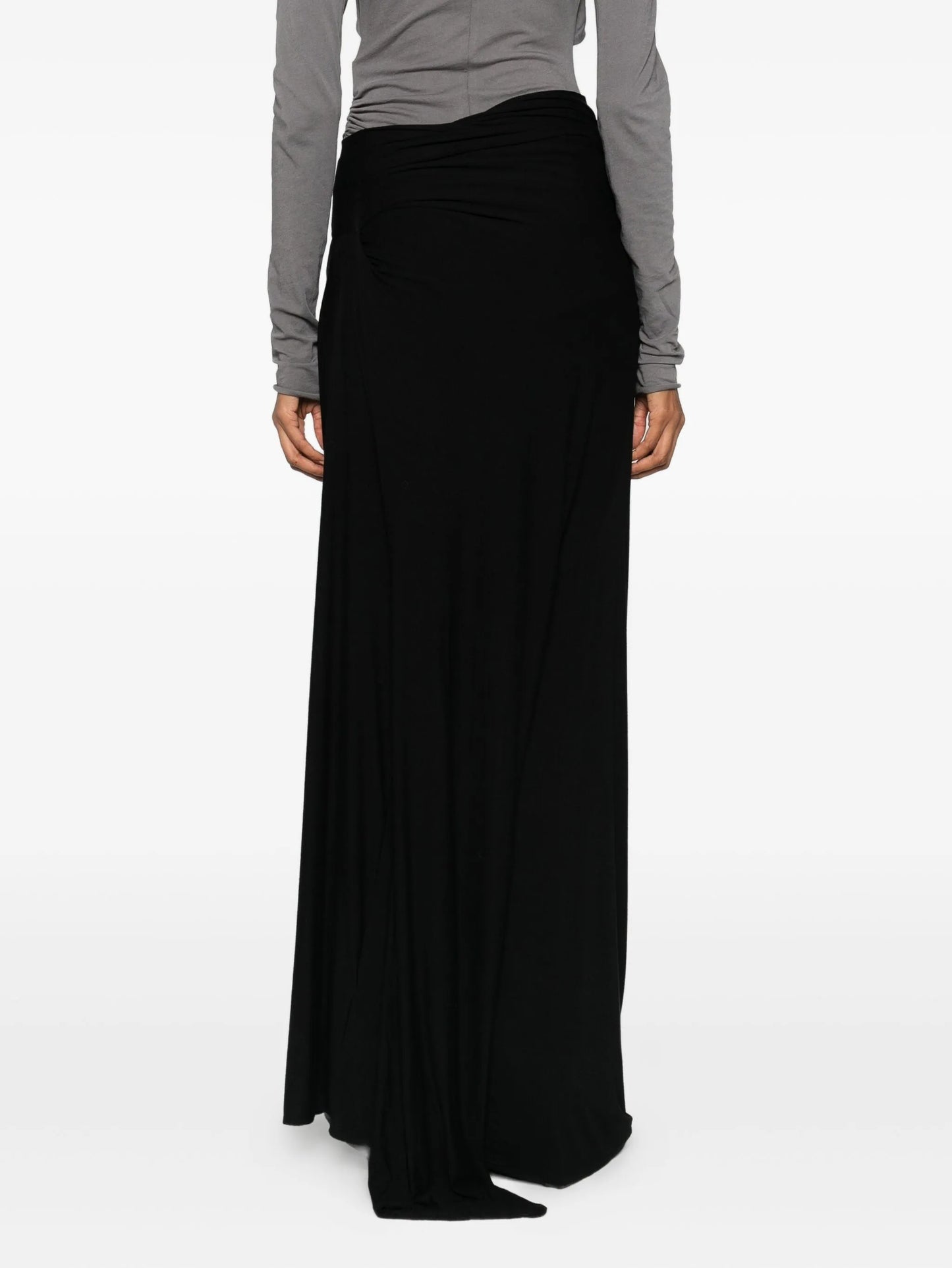 asymmetric maxi skirt