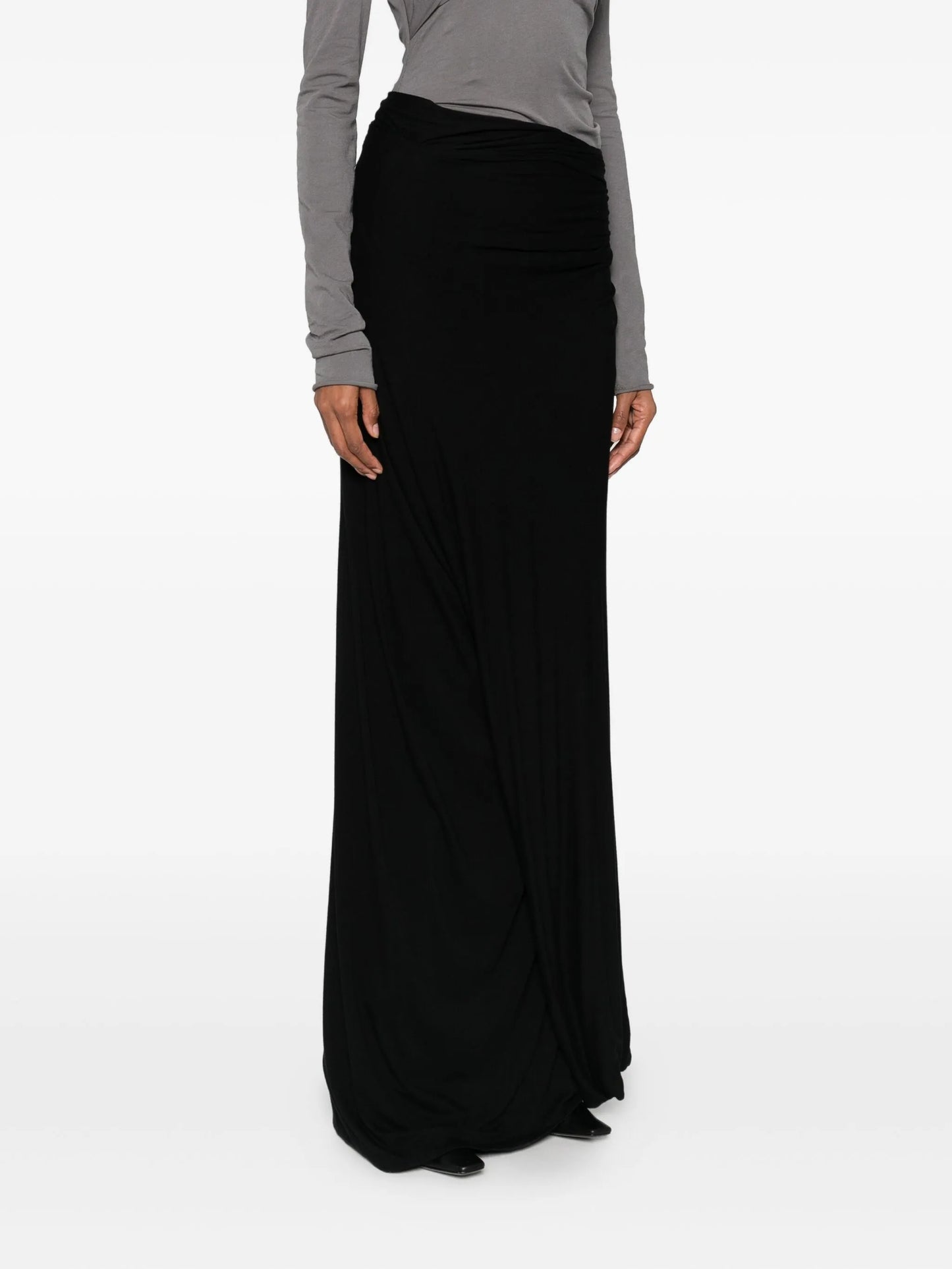 asymmetric maxi skirt
