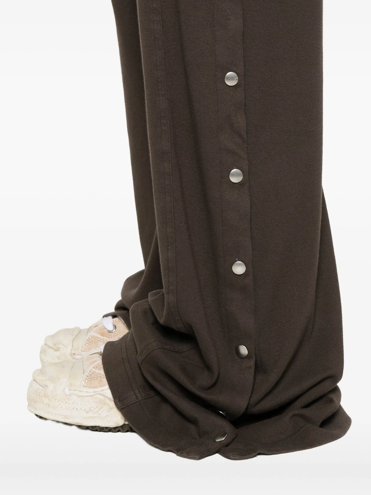 drawstring wide-leg trousers