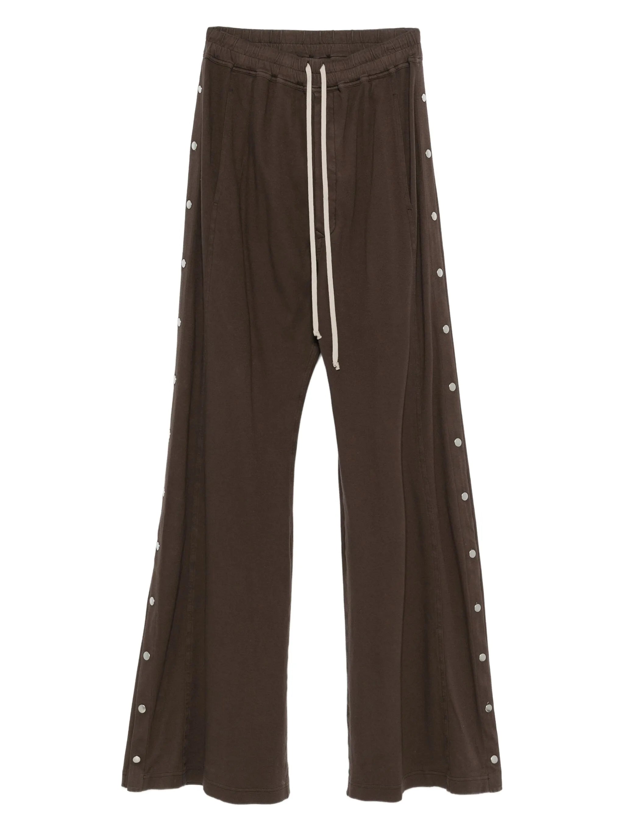 drawstring wide-leg trousers