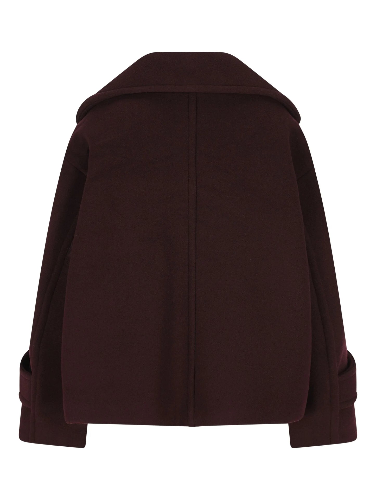 double-breasted long-sleeve jacket