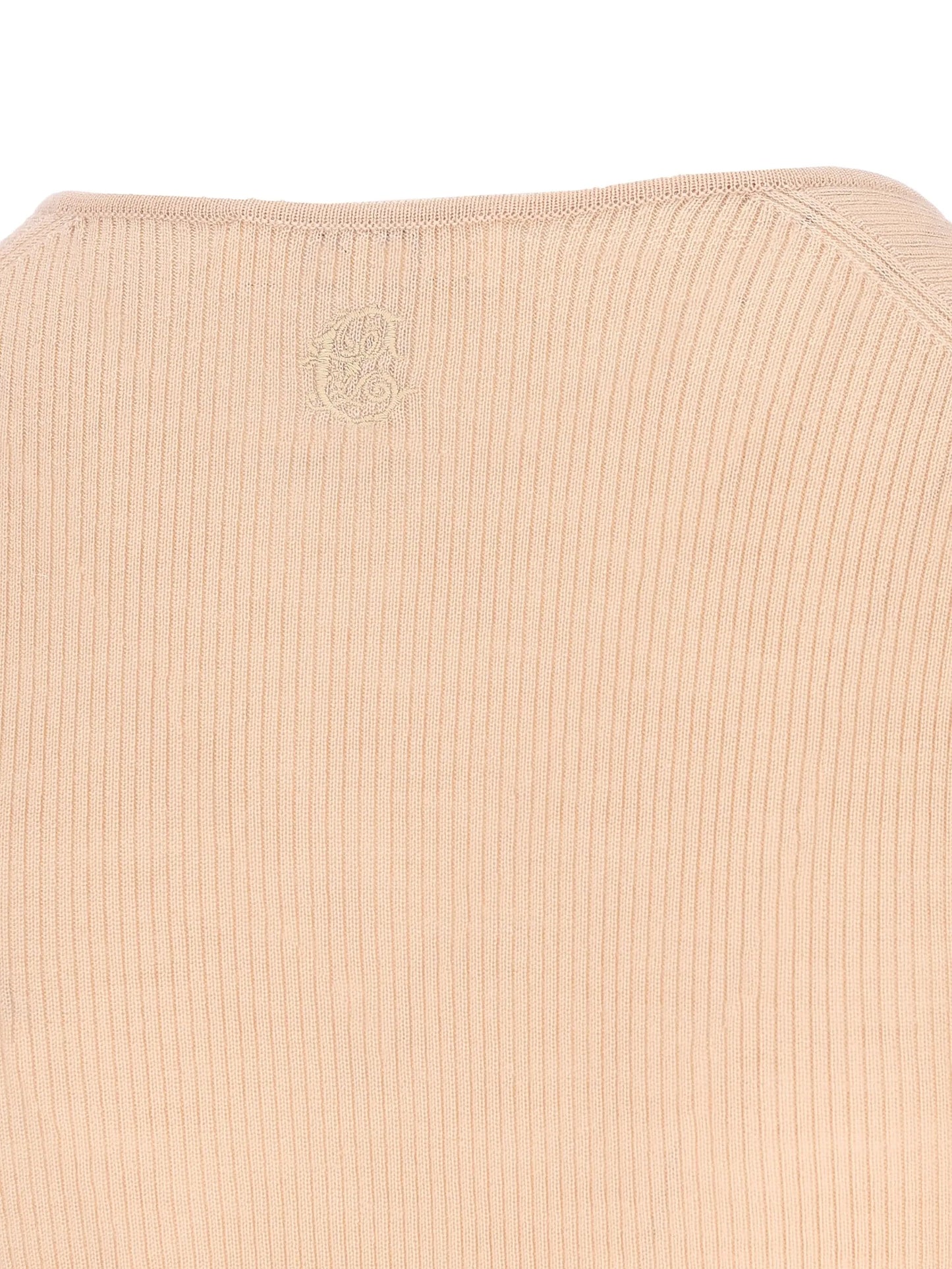 Henley ribbed button-front T-shirt