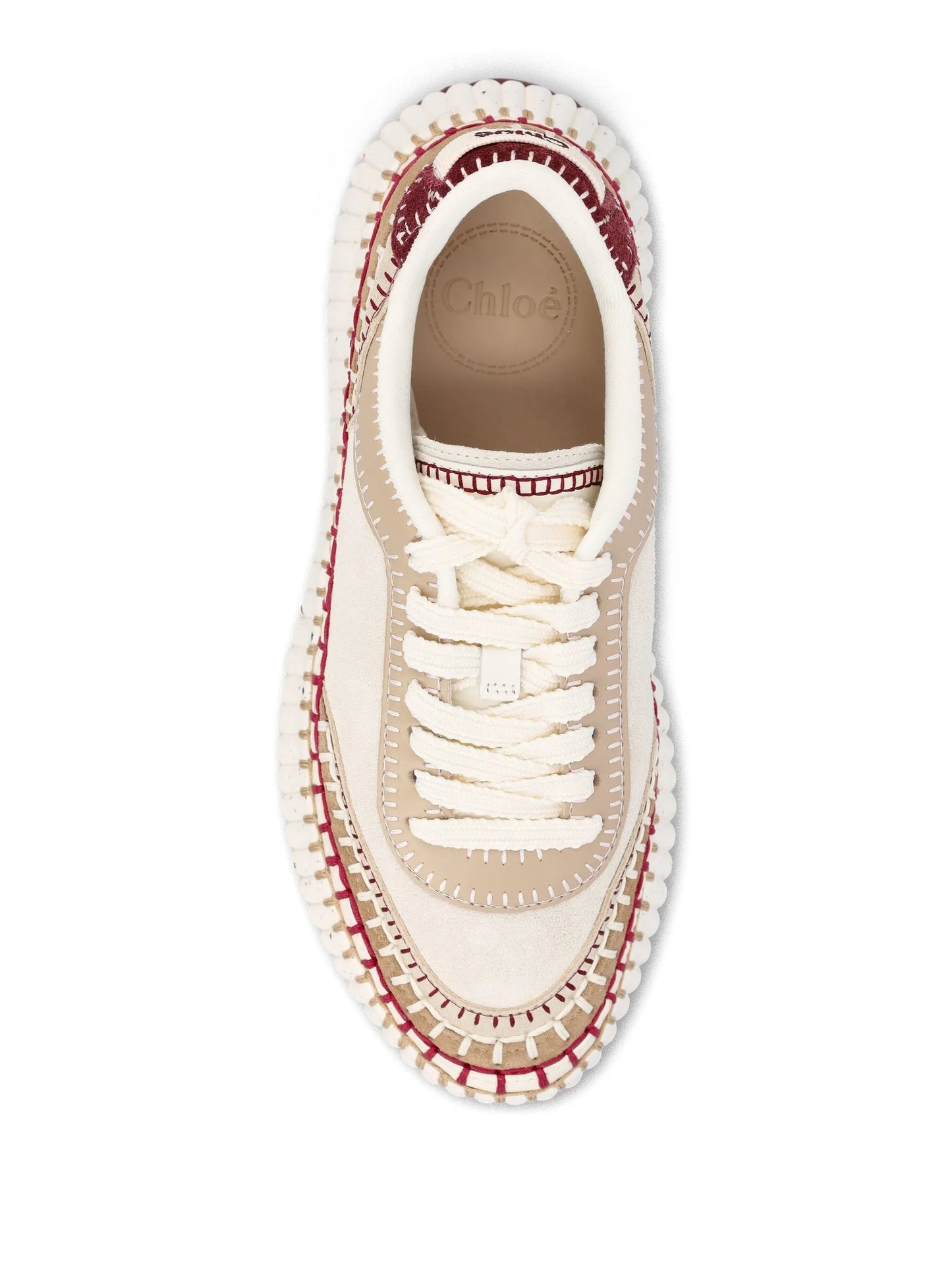 Nama textured-sole lace-up sneakers