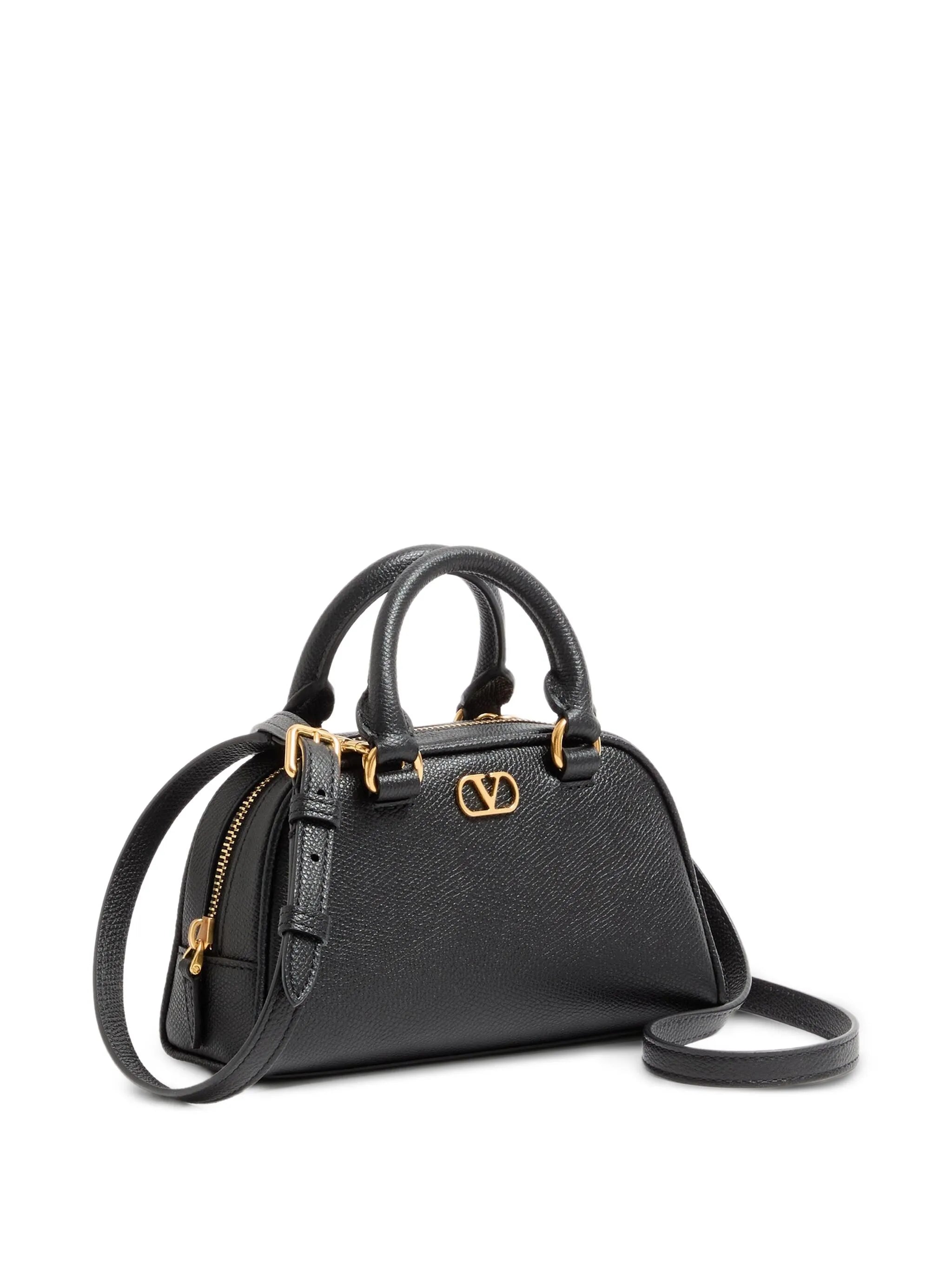 mini Bowling V-logo signature tote bag