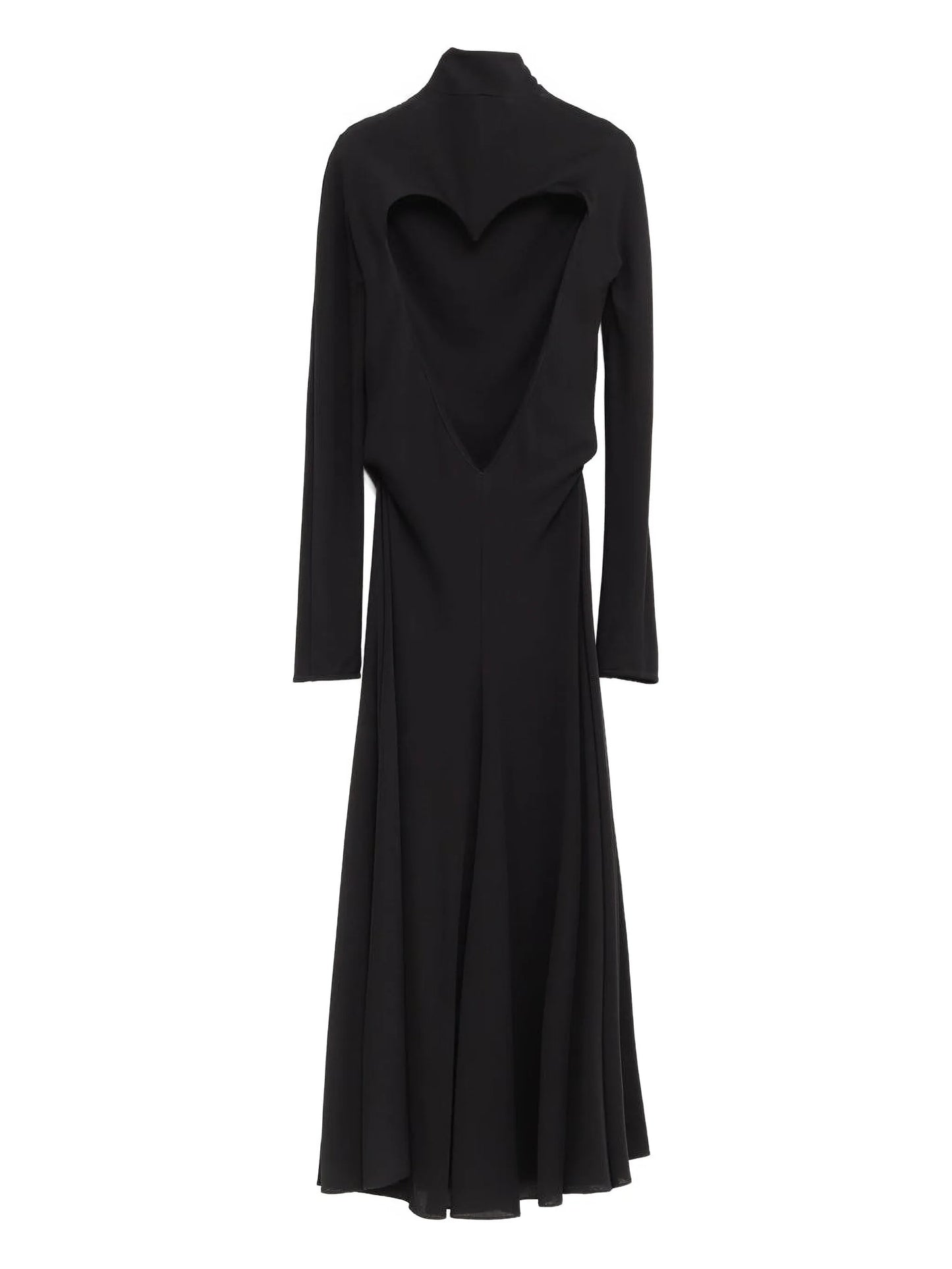heart cut-out maxi dress
