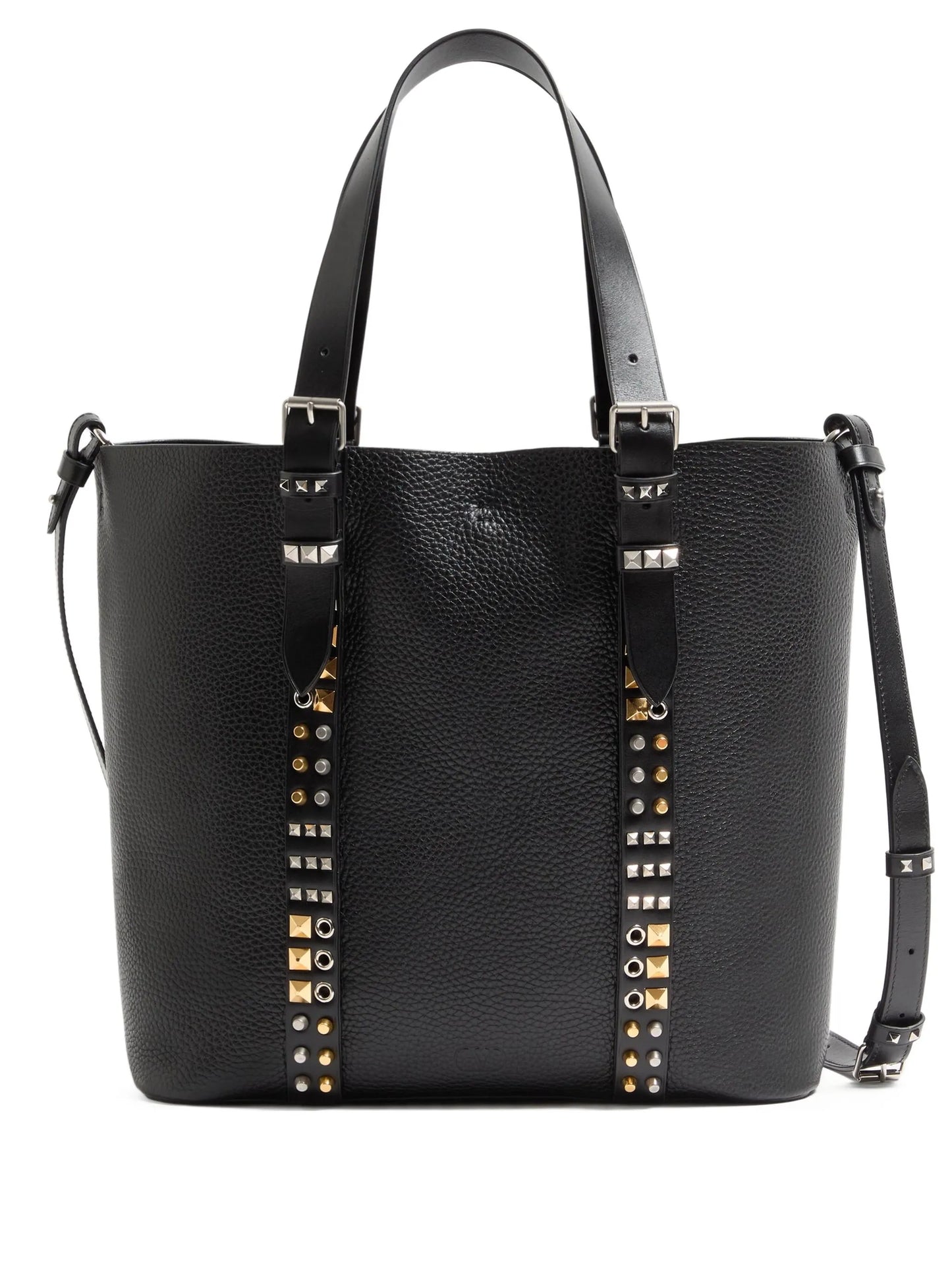 medium Rockstud pebbled tote bag