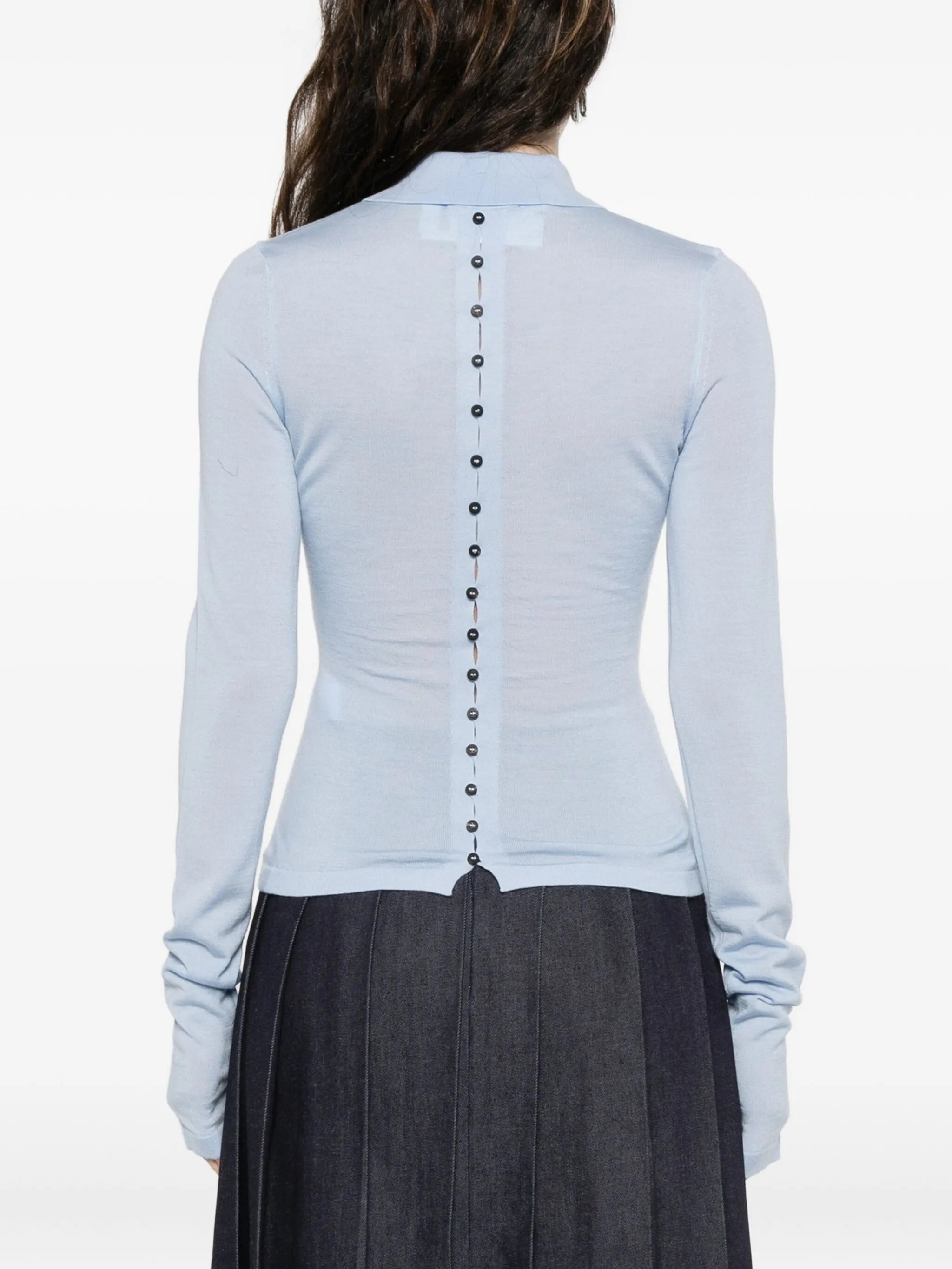 merino-wool polo shirt