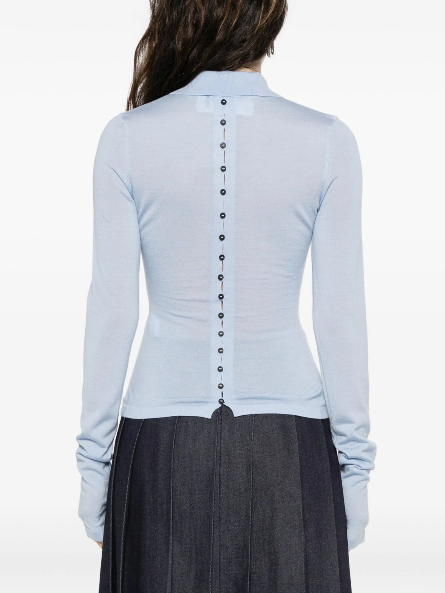 merino-wool polo shirt