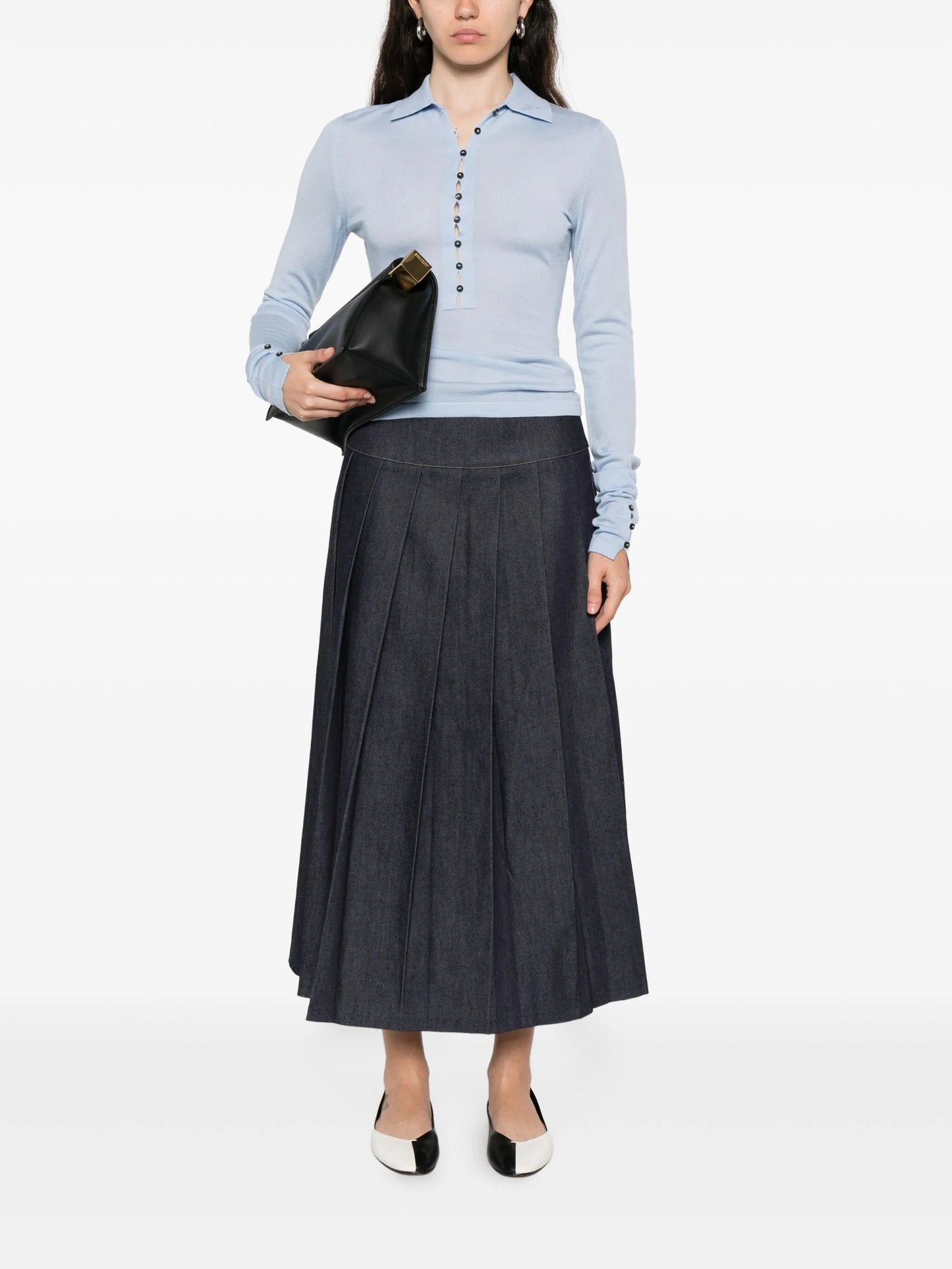 merino-wool polo shirt