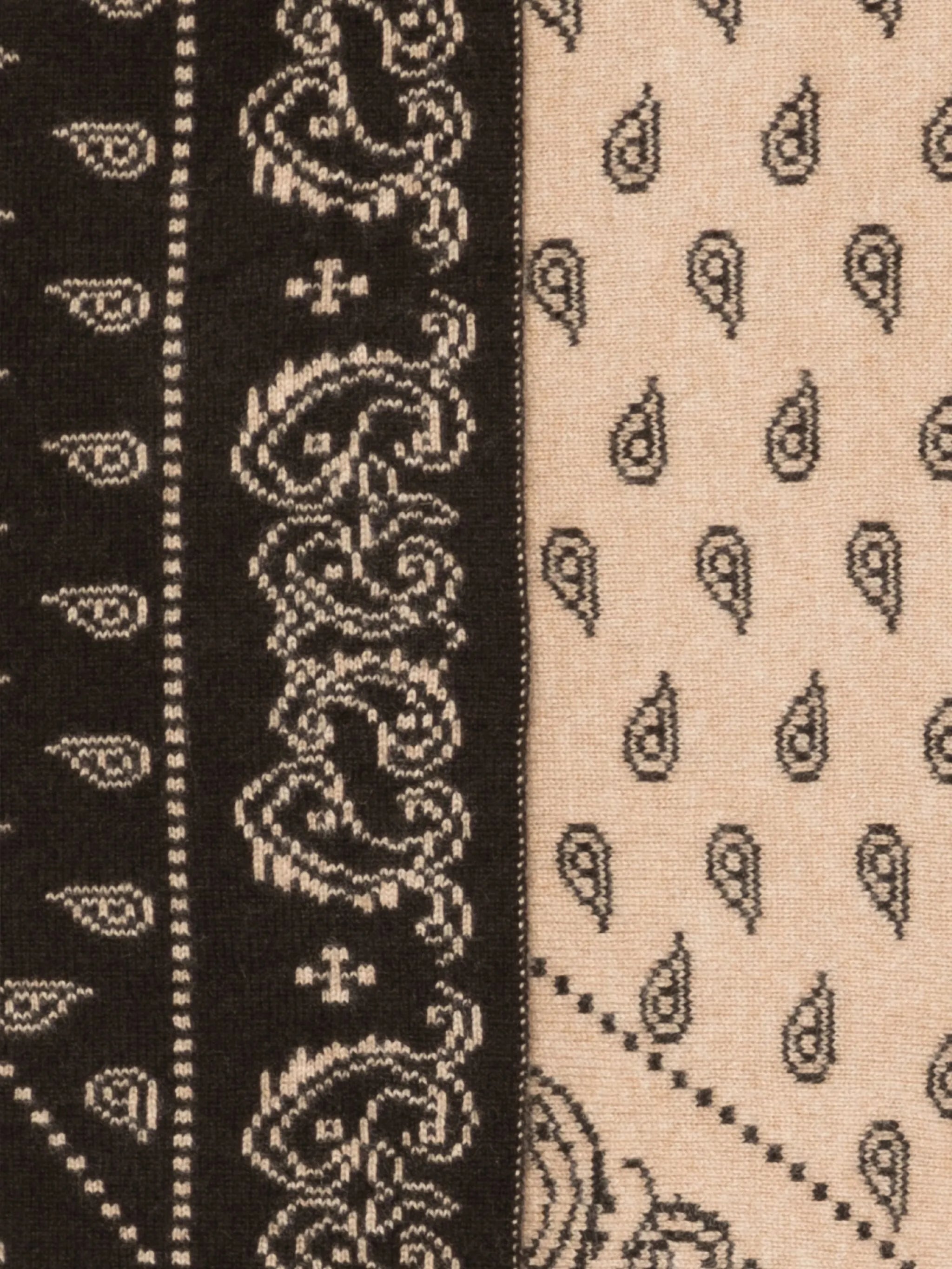 paisley-patterned bandana scarf