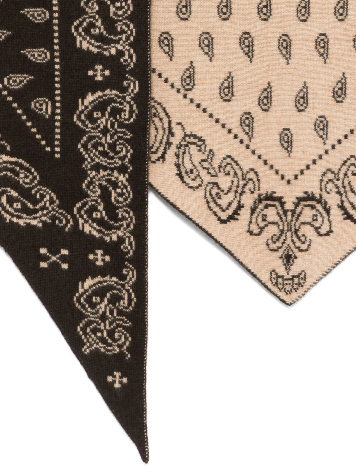paisley-patterned bandana scarf