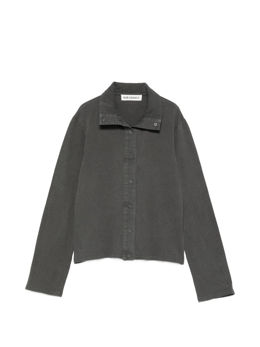 buttoned collared jacket