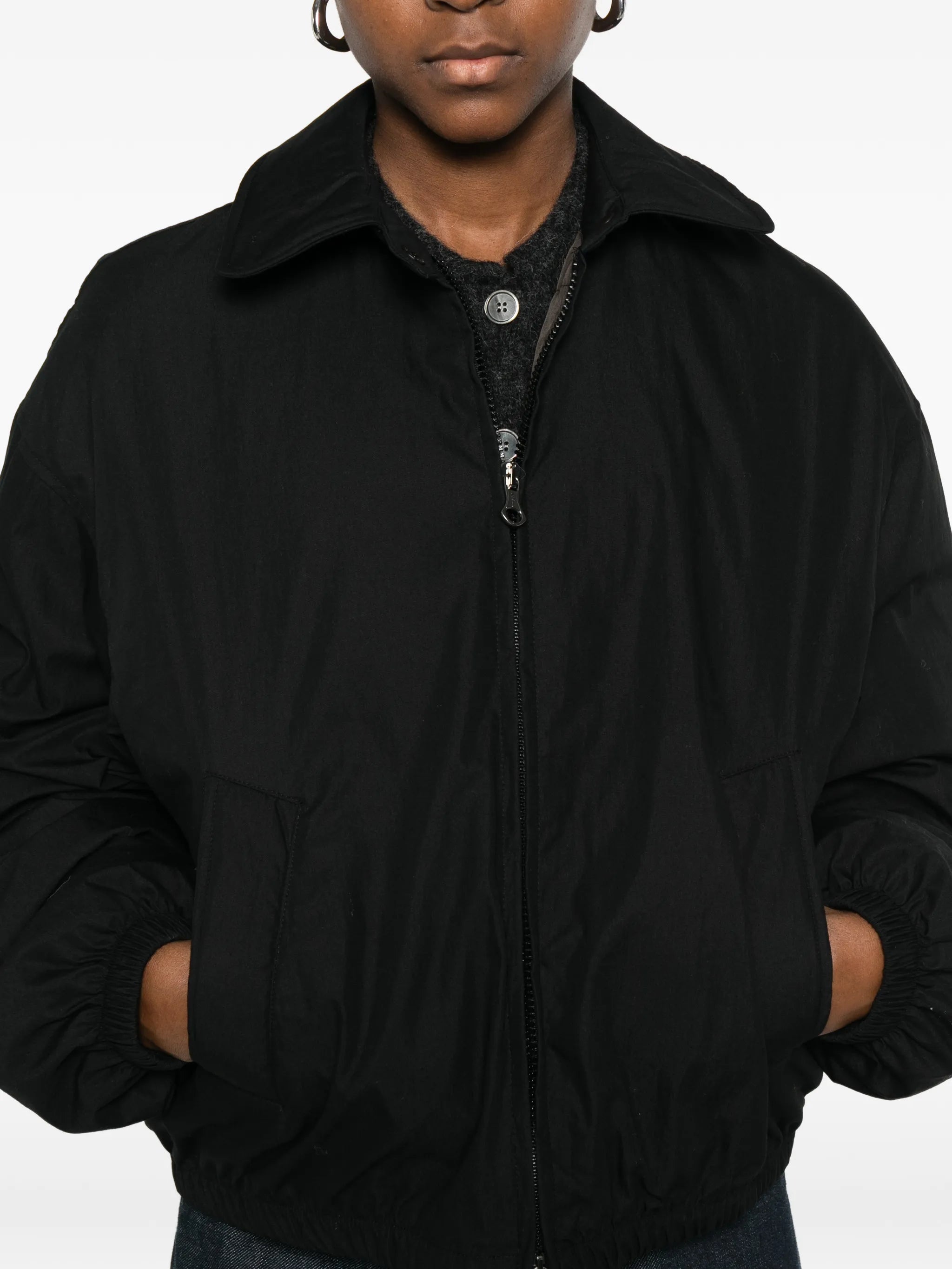 zip puffer jacket