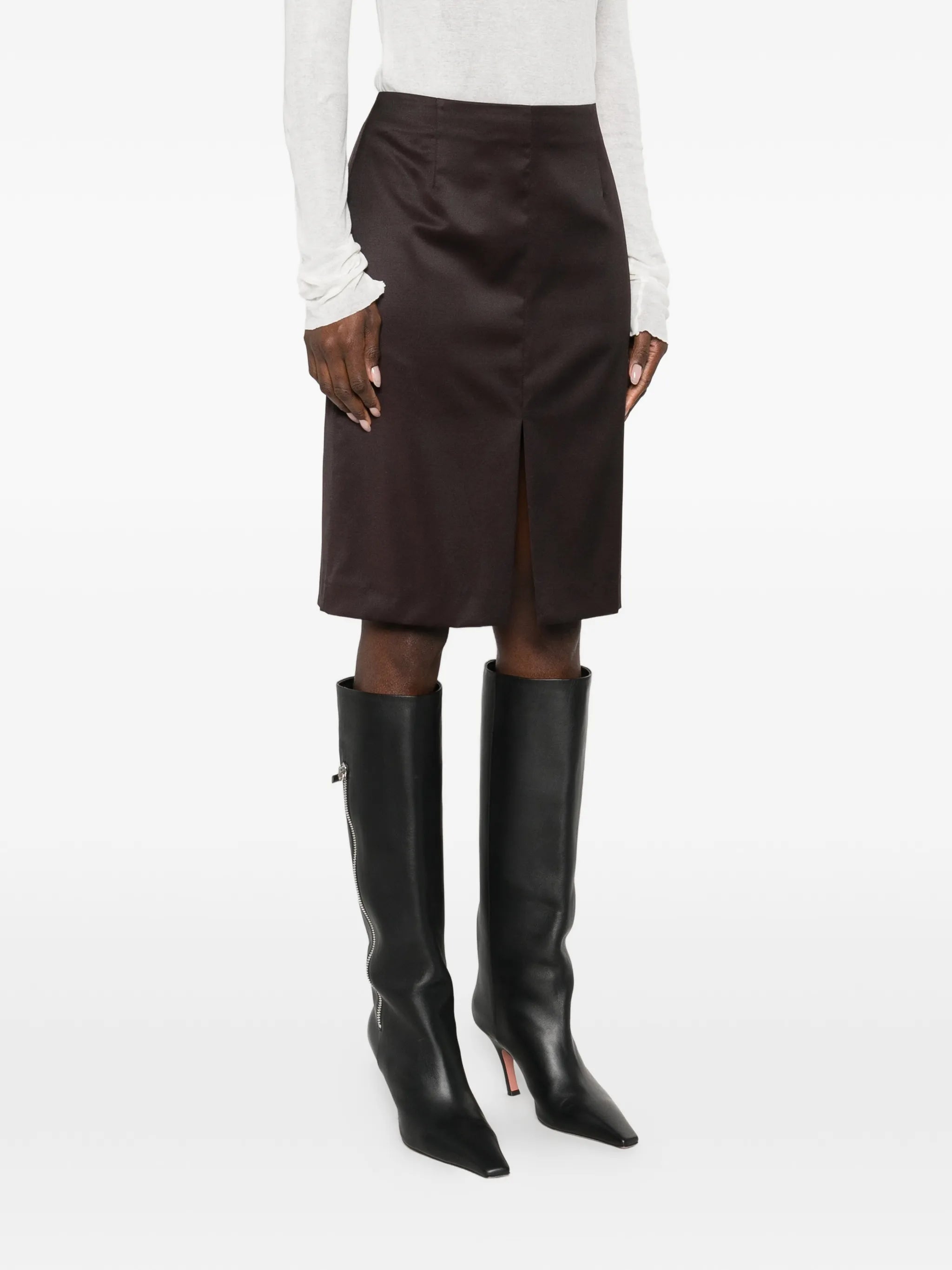 slit knee siren skirt