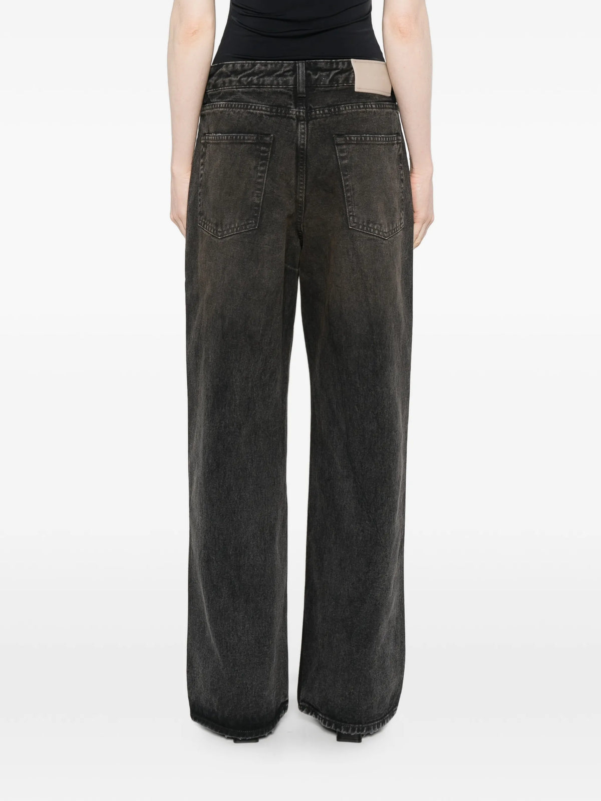Full Cut washed-effect jeans
