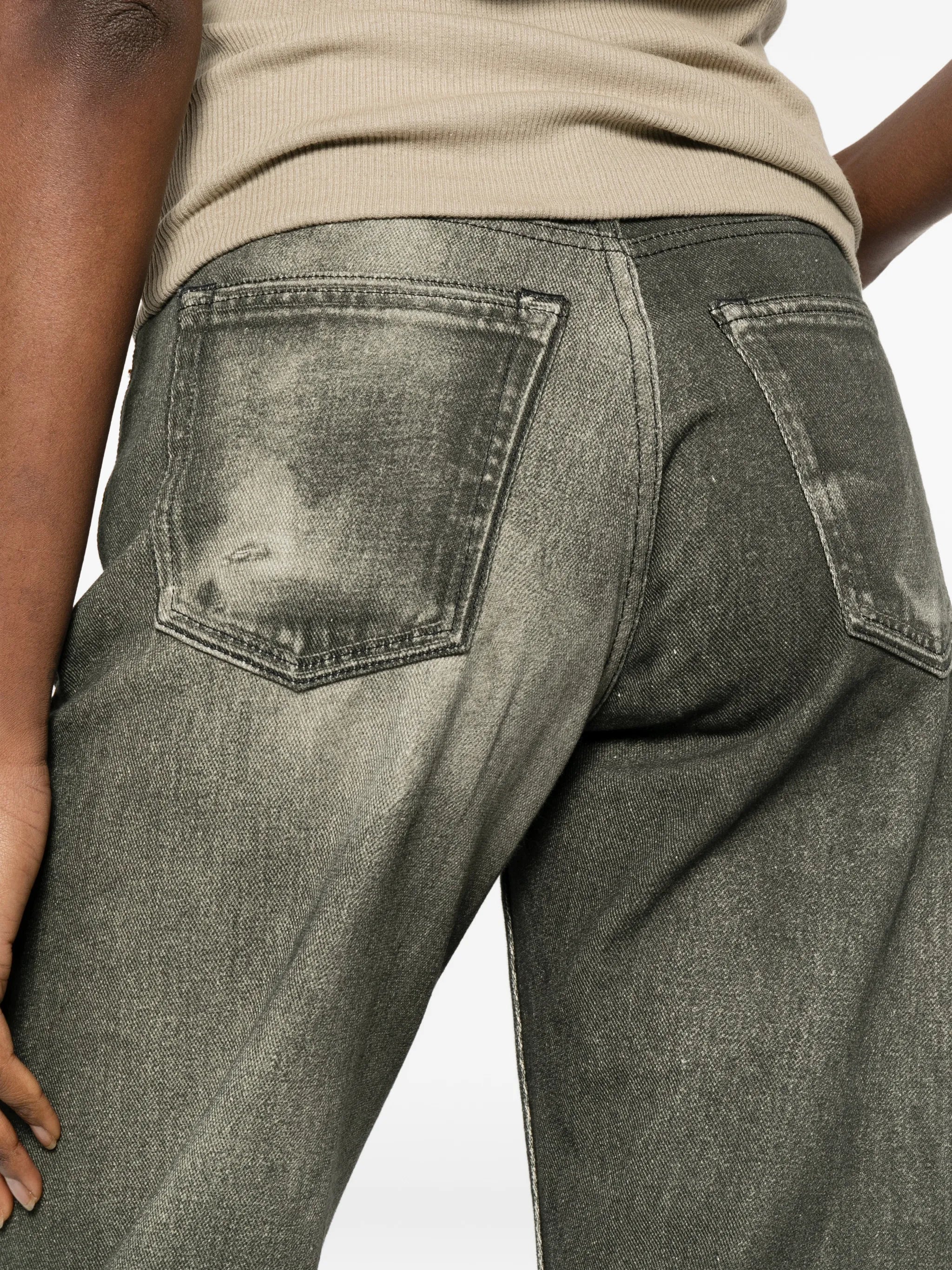 wata-cut straight-leg jeans