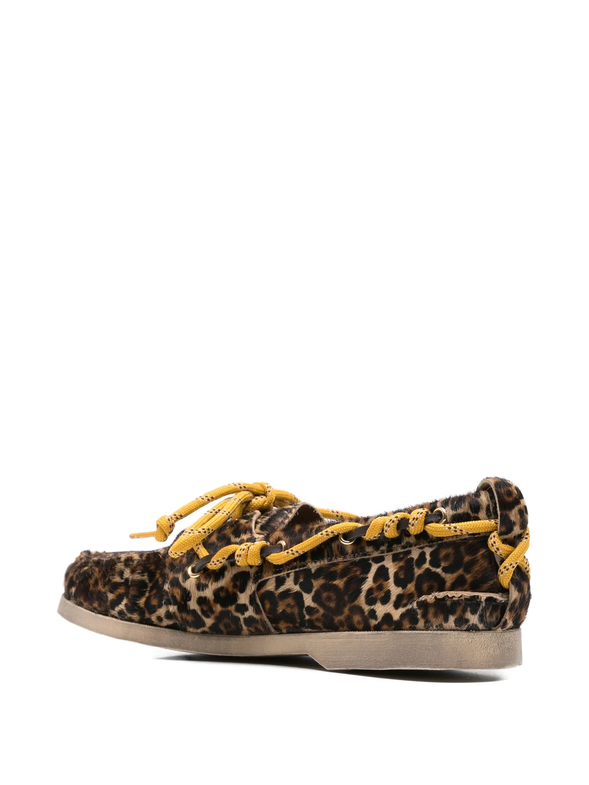 leopard-print loafers