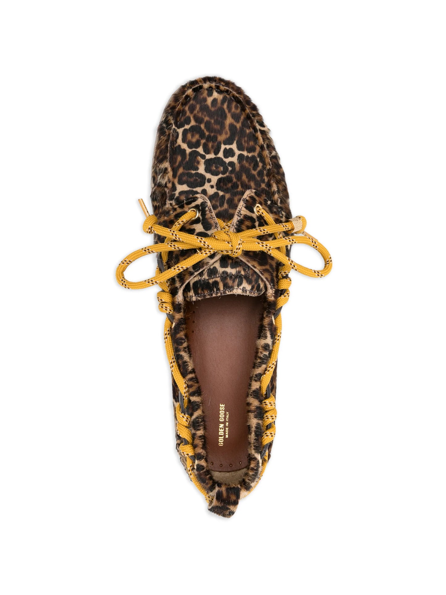 leopard-print loafers