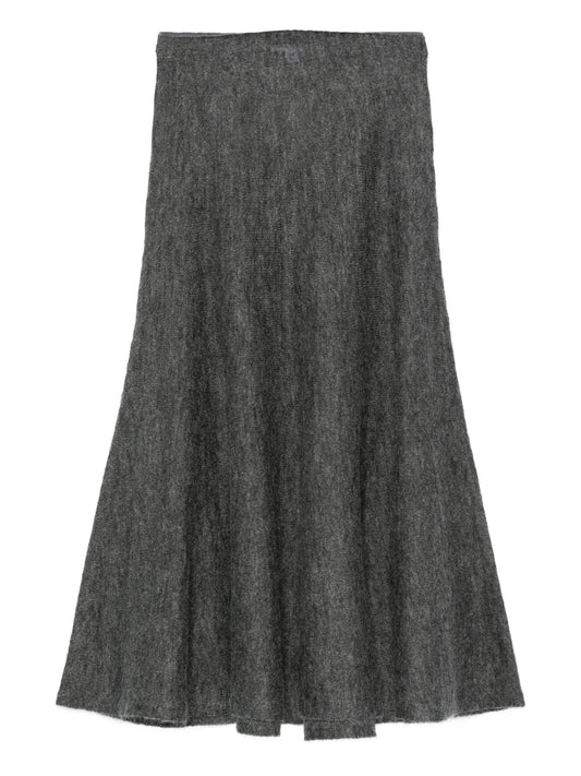 A-line midi skirt