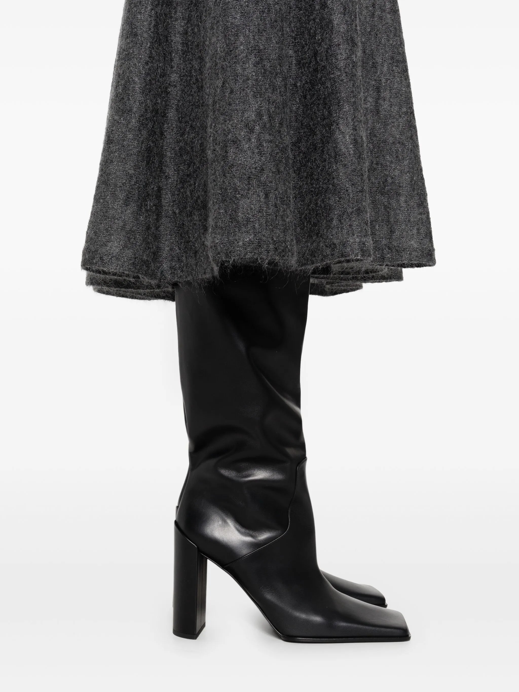 A-line midi skirt