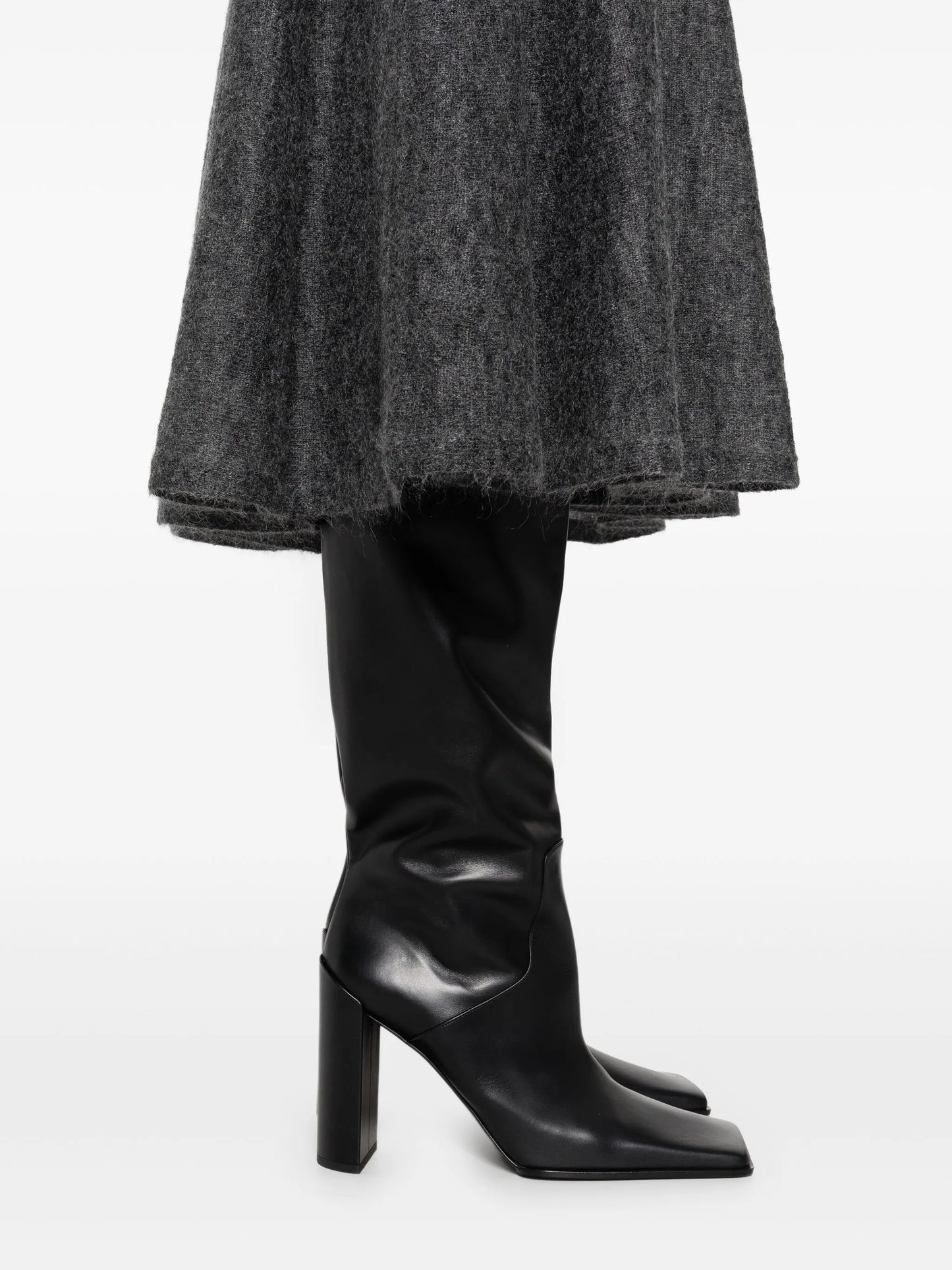 A-line midi skirt