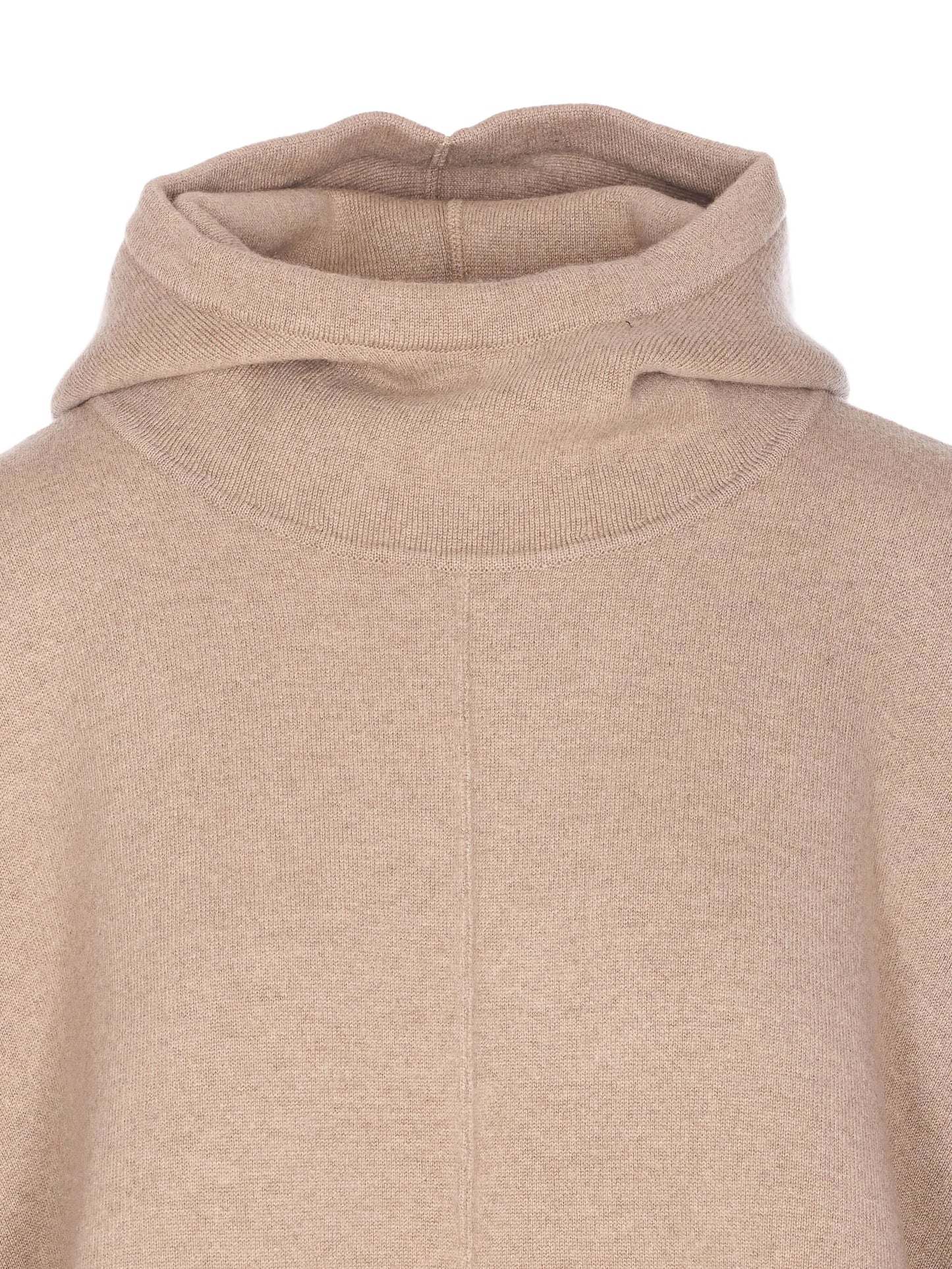 hooded cashmere cape