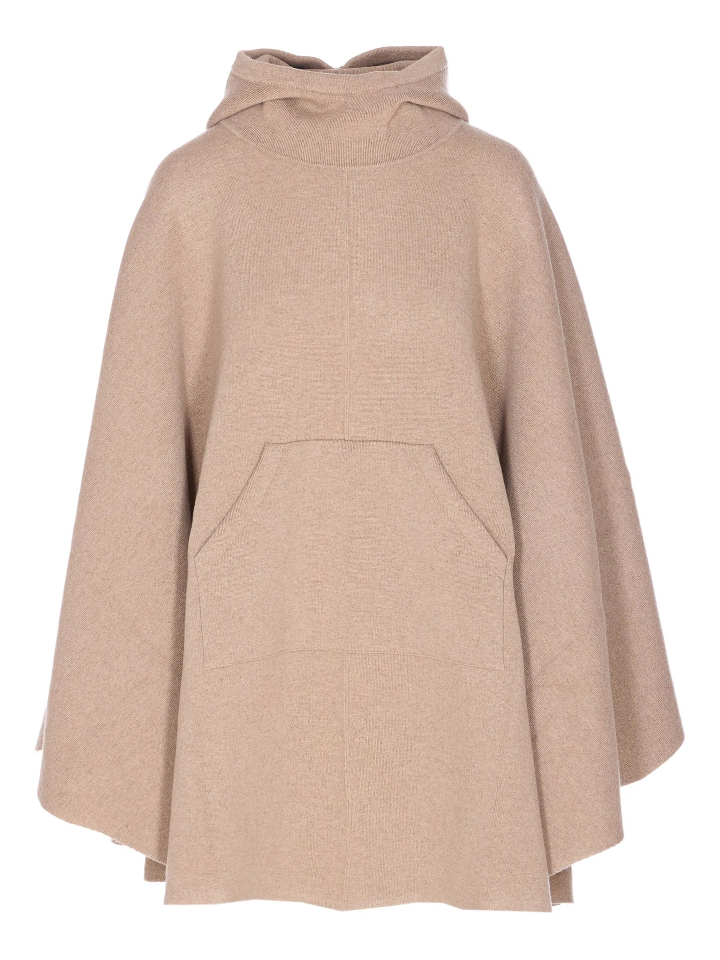 hooded cashmere cape