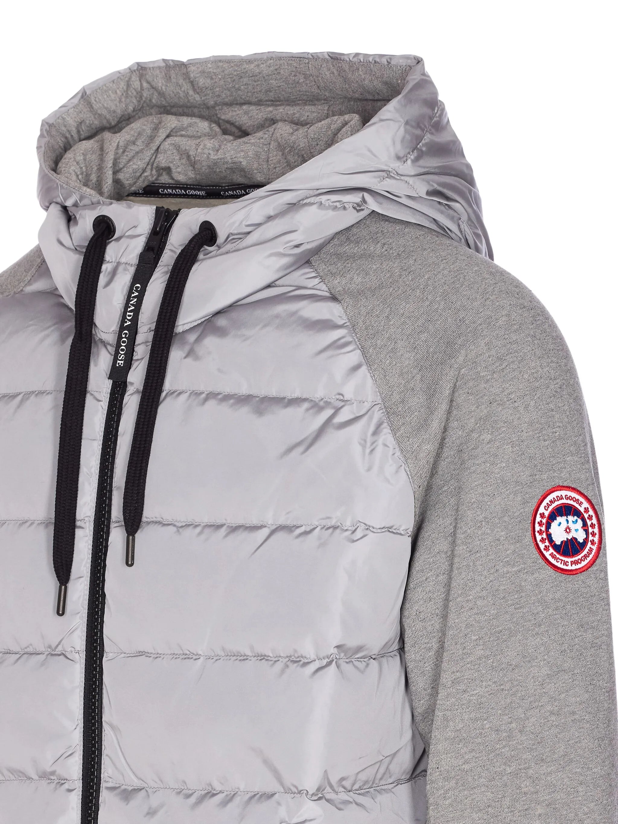 logo-detail hooded jacket