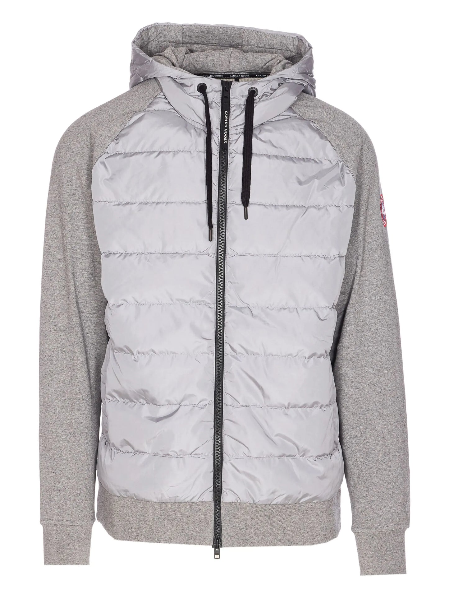 logo-detail hooded jacket