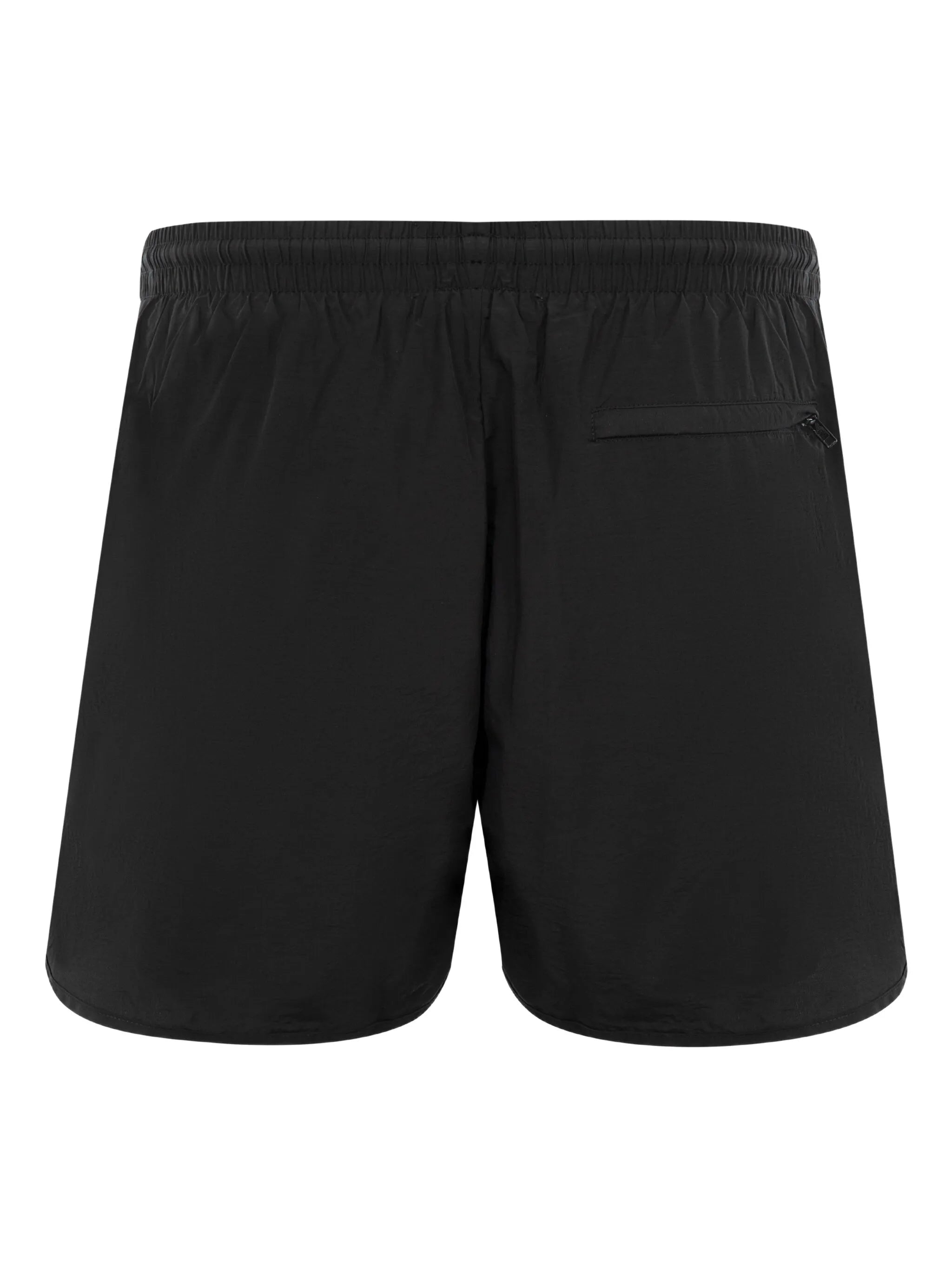 Active elasticated-waistband shorts