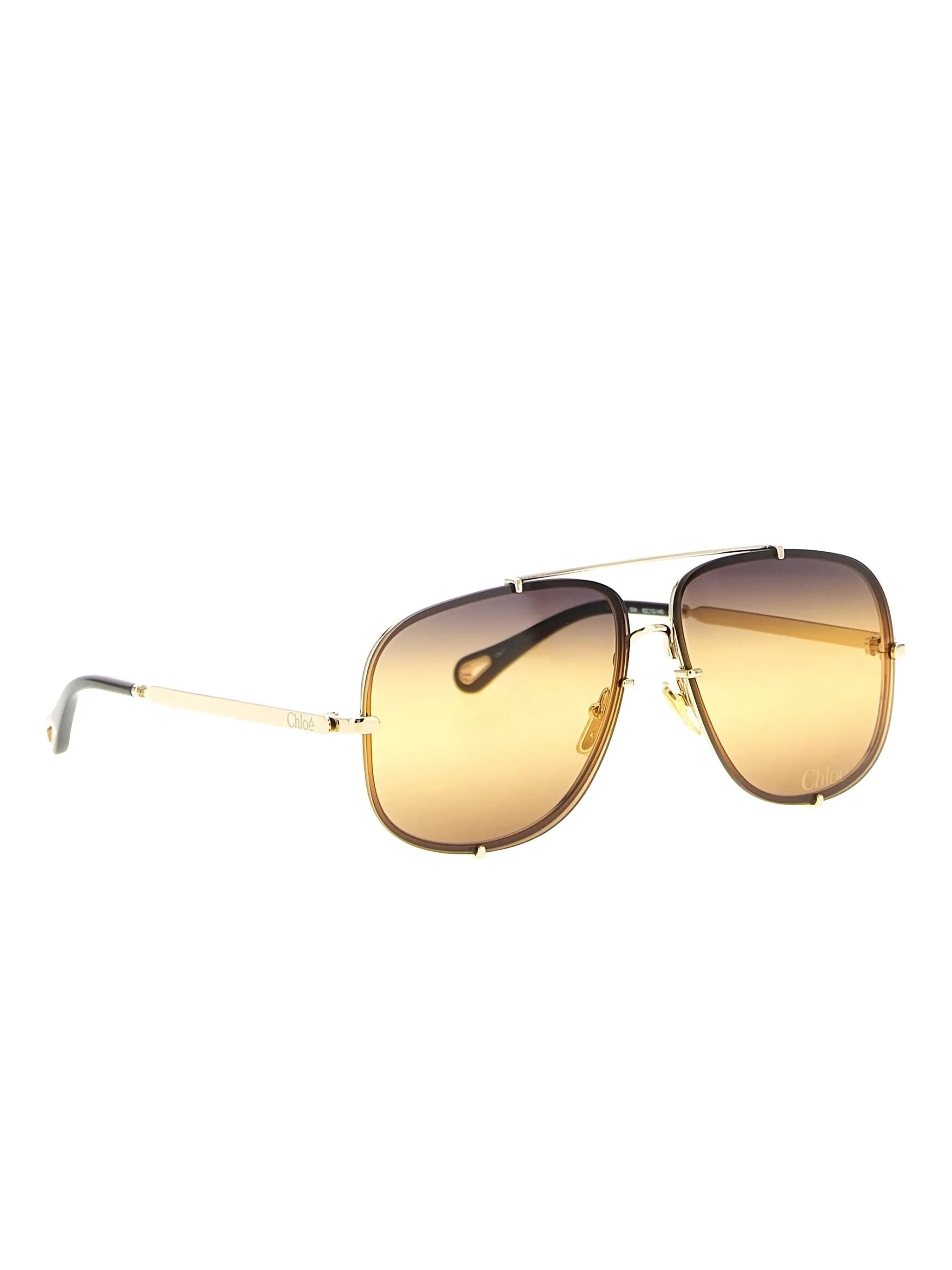 pilot-frame sunglasses
